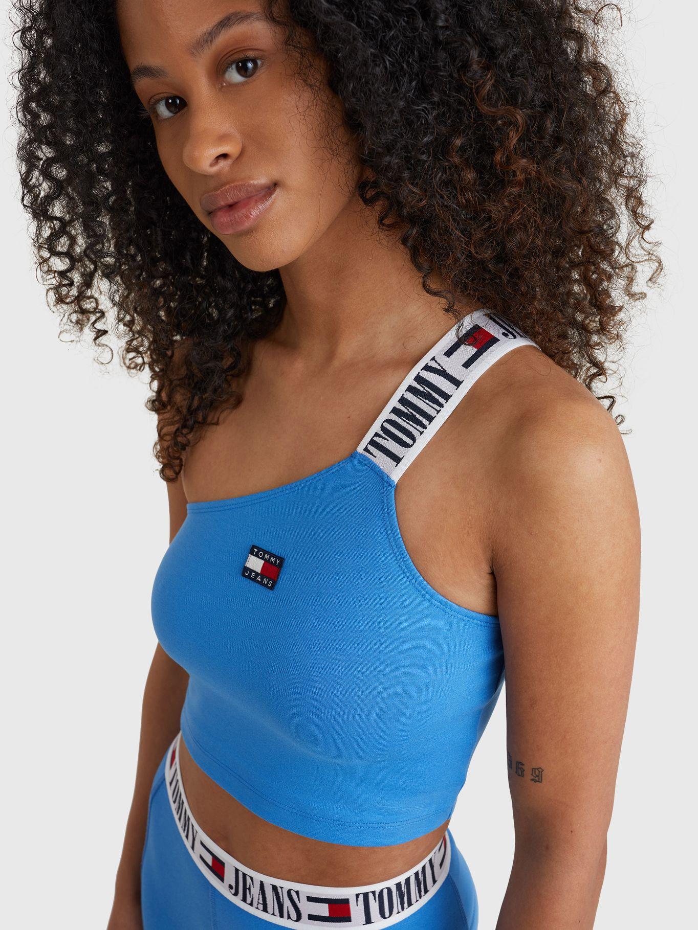 Polera Pop Taping Con Logo Turquesa Tommy Hilfiger-5