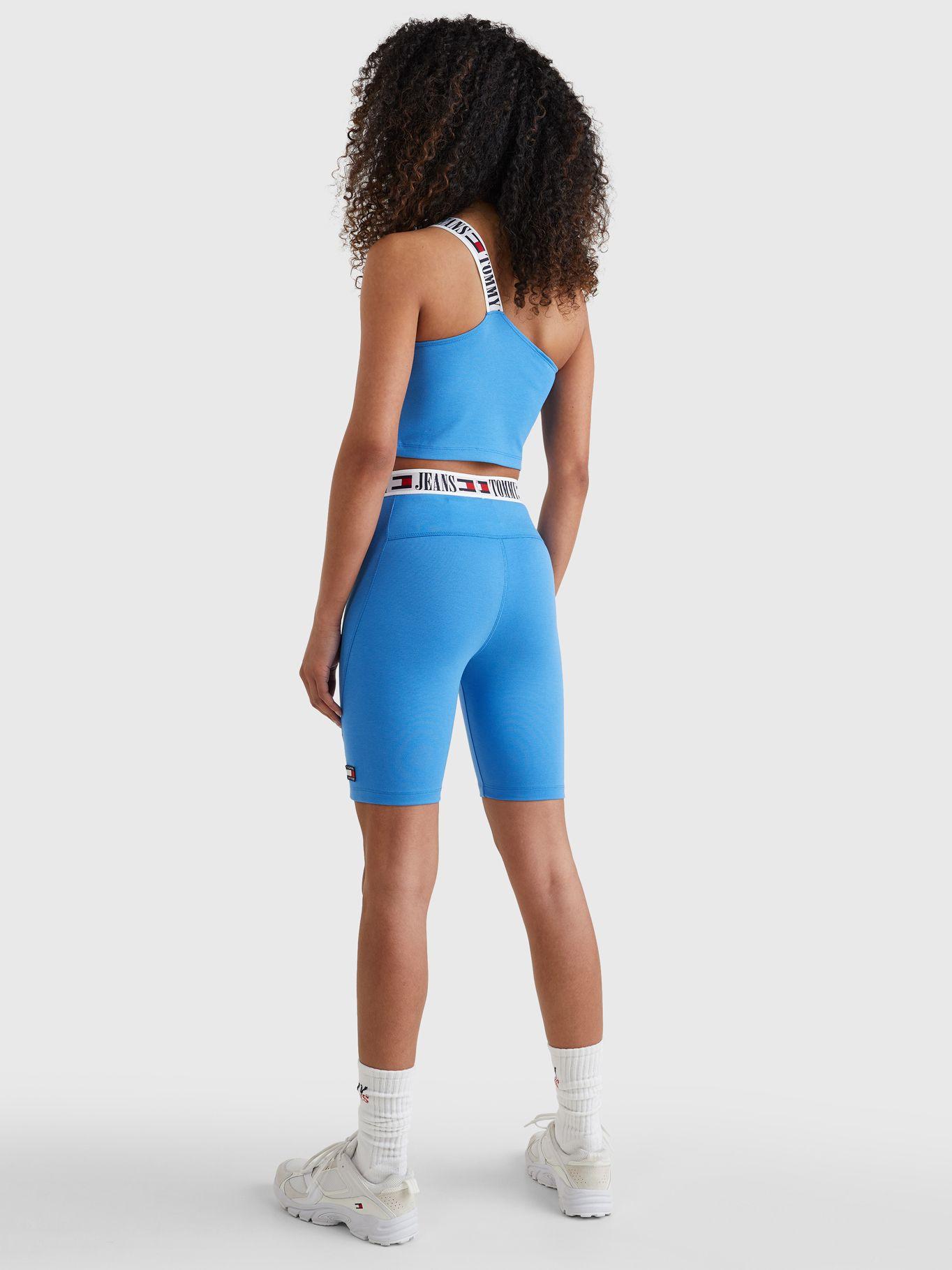 Polera Pop Taping Con Logo Turquesa Tommy Hilfiger-6