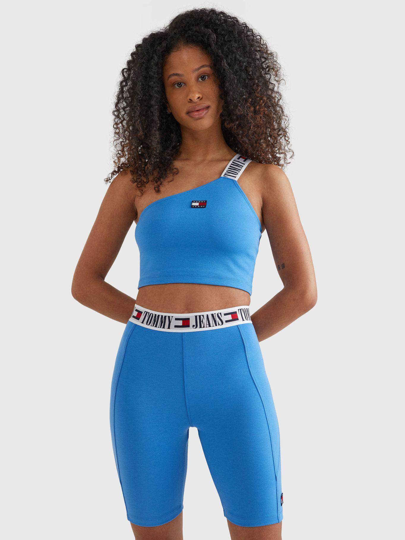 Polera Pop Taping Con Logo Turquesa Tommy Hilfiger-3