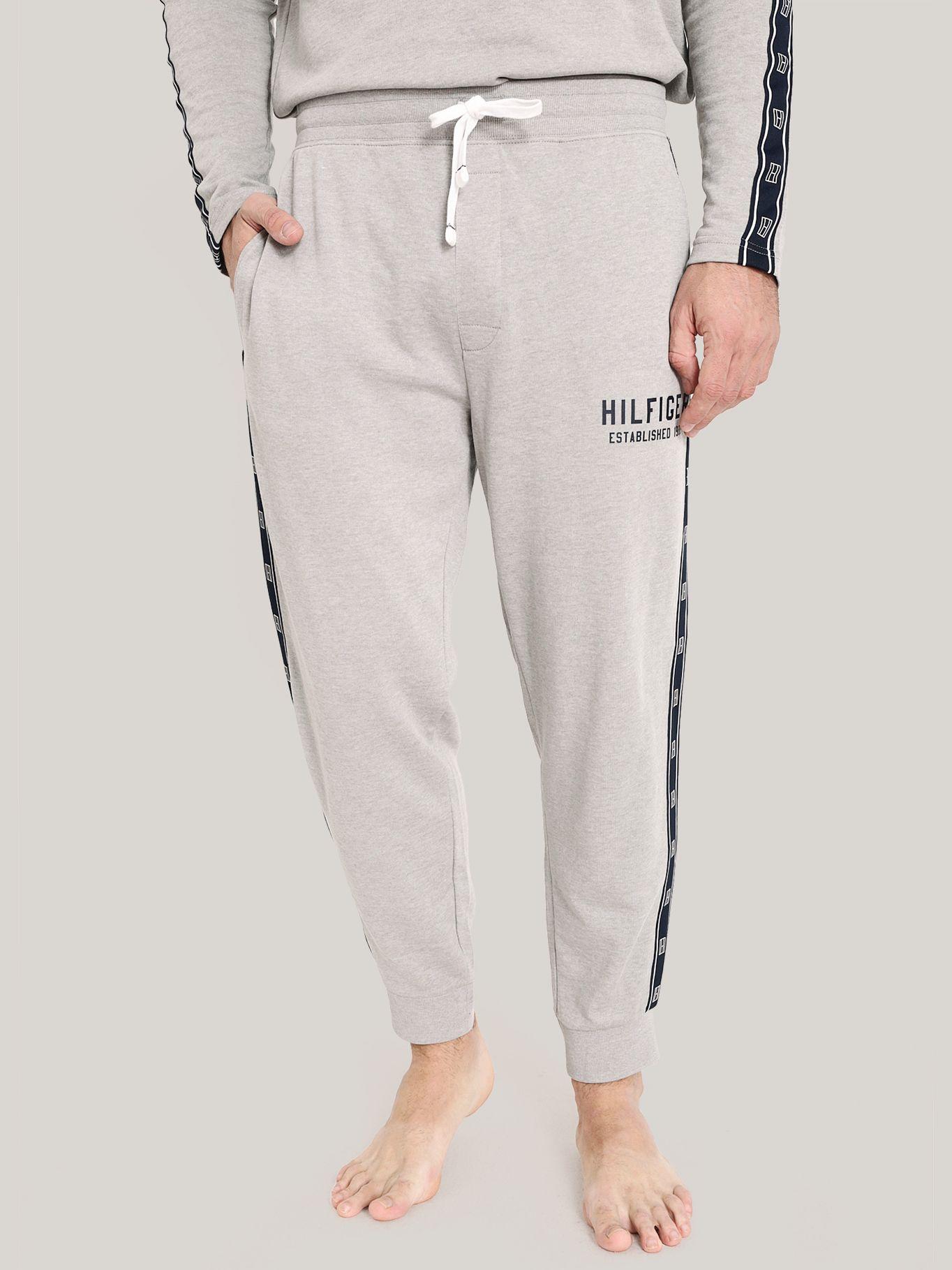 Jogger Pijama Con Logo Gris Tommy Hilfiger-0