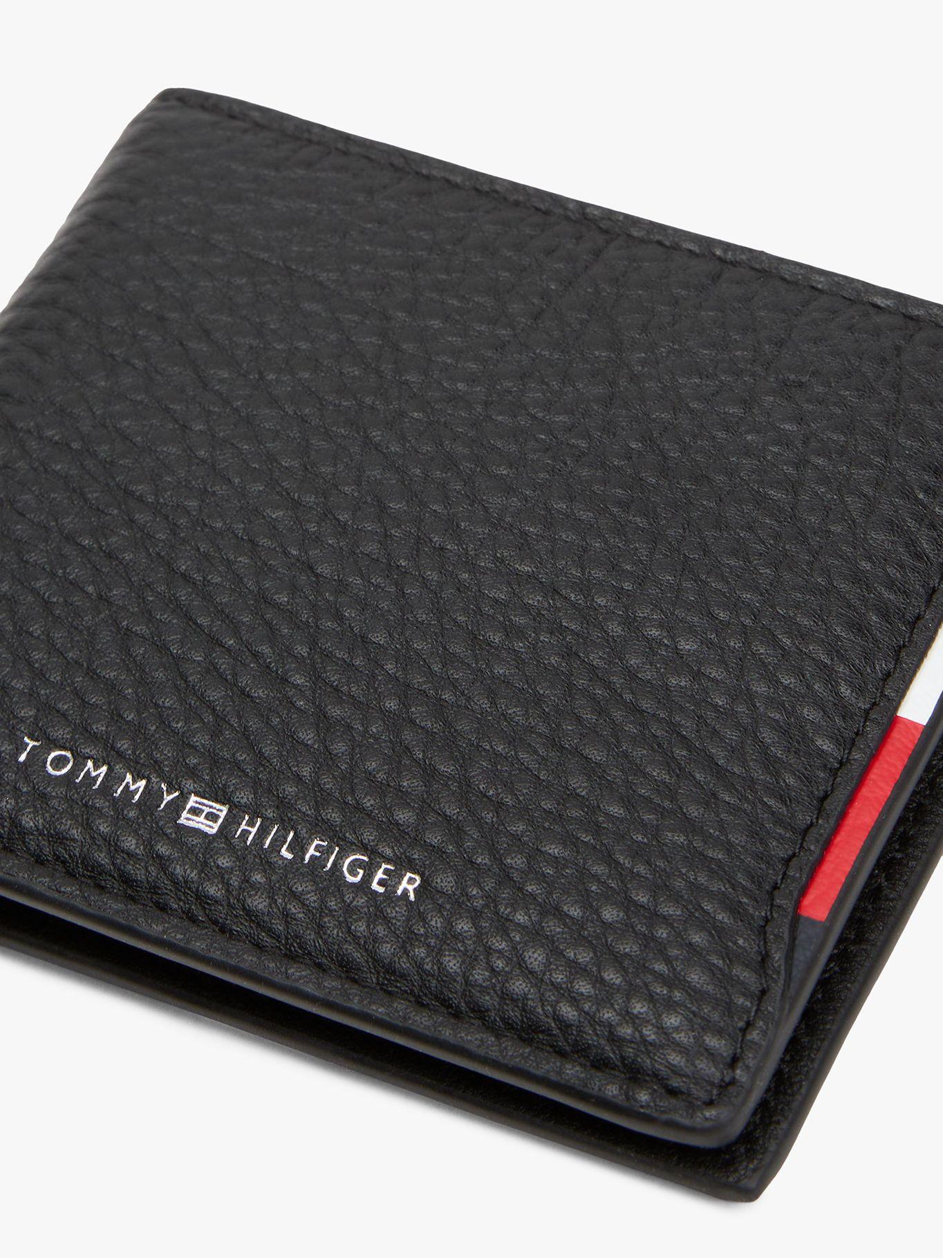 Billetera Central -Plegable Cuero Negro Tommy Hilfiger-2