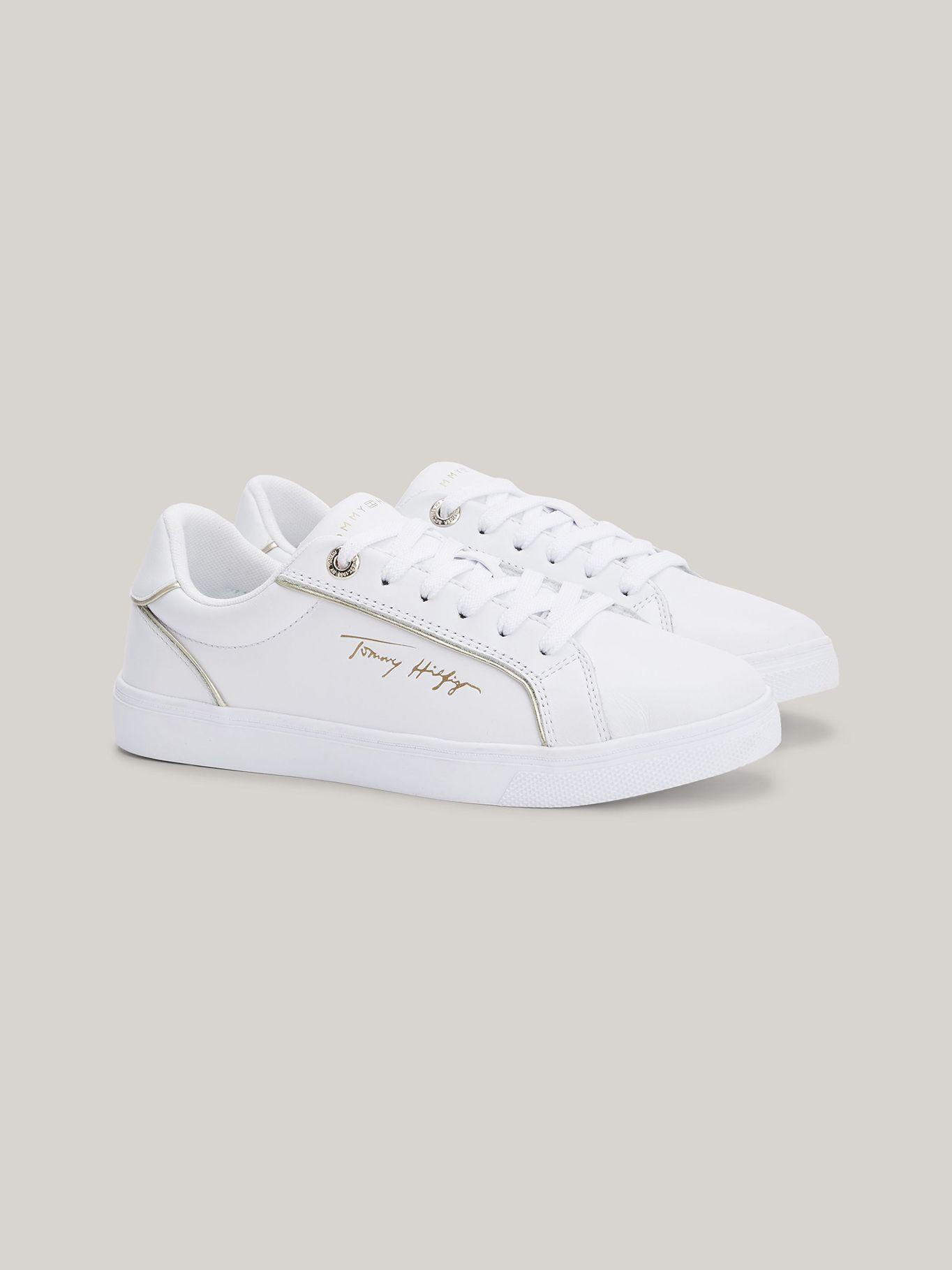 Zapatilla Signature Ribeteadas Blanco Tommy Hilfiger-0