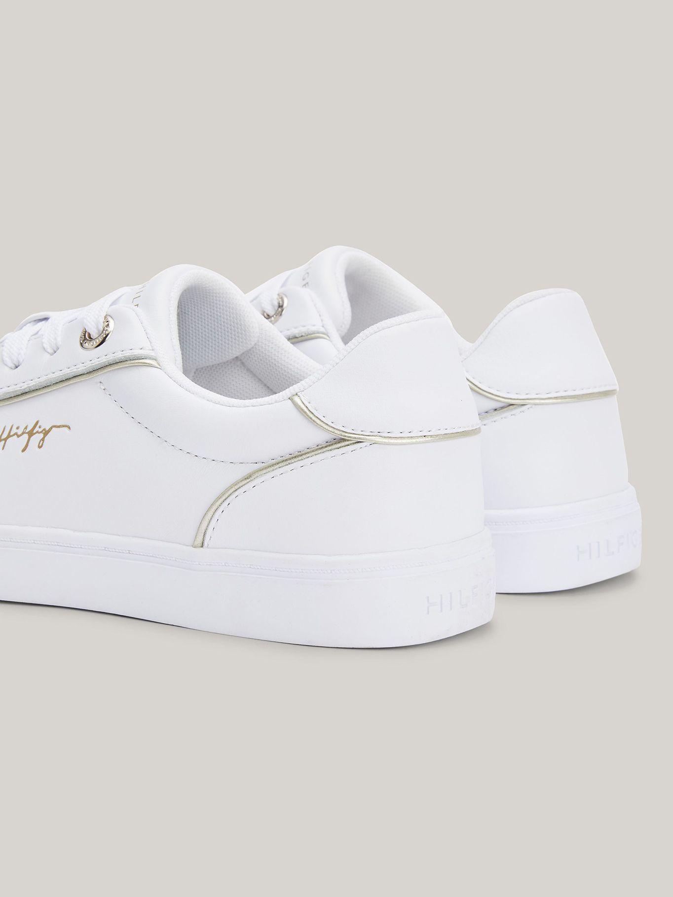 Zapatilla Signature Ribeteadas Blanco Tommy Hilfiger-1