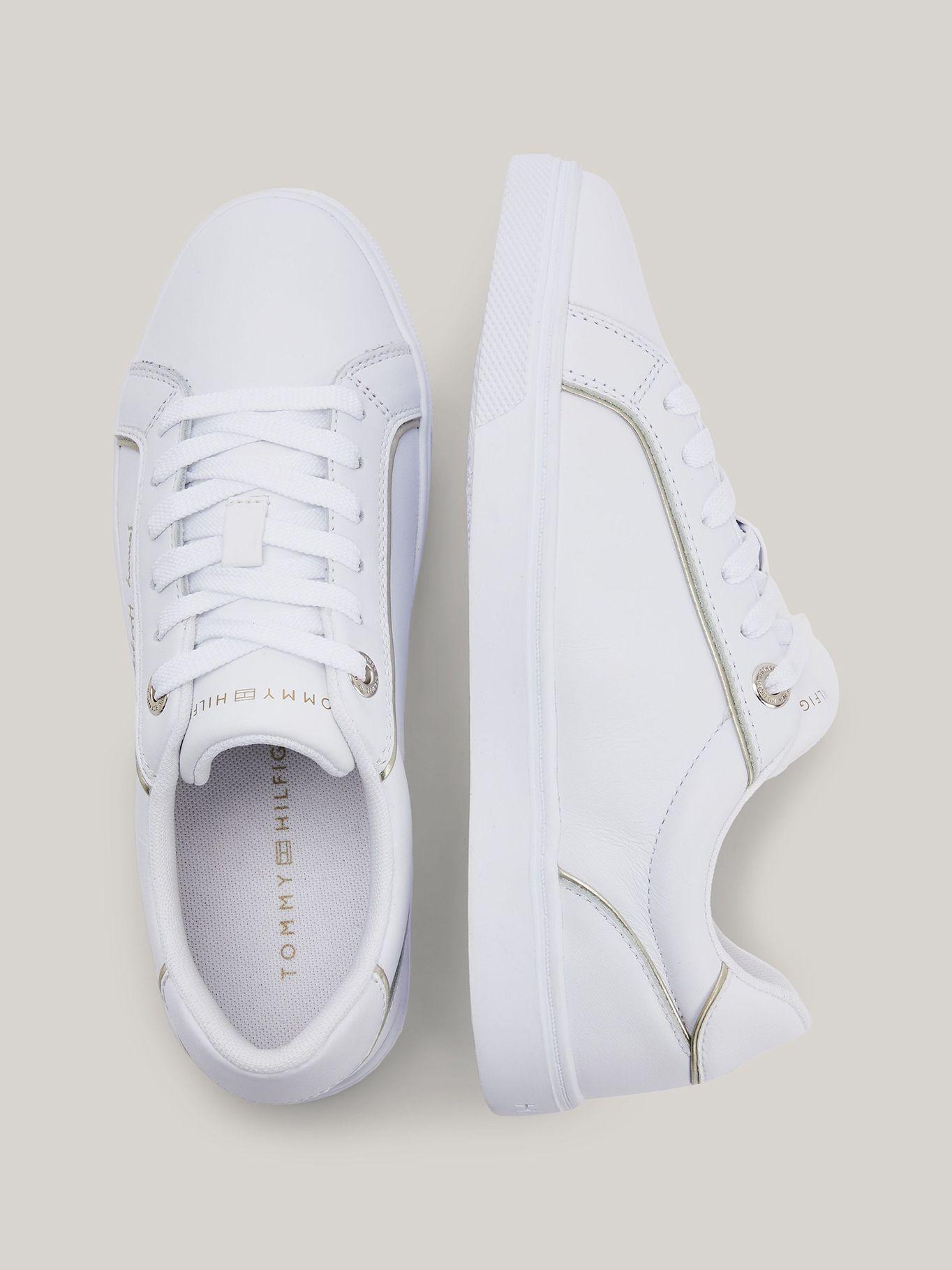 Zapatilla Signature Ribeteadas Blanco Tommy Hilfiger-2