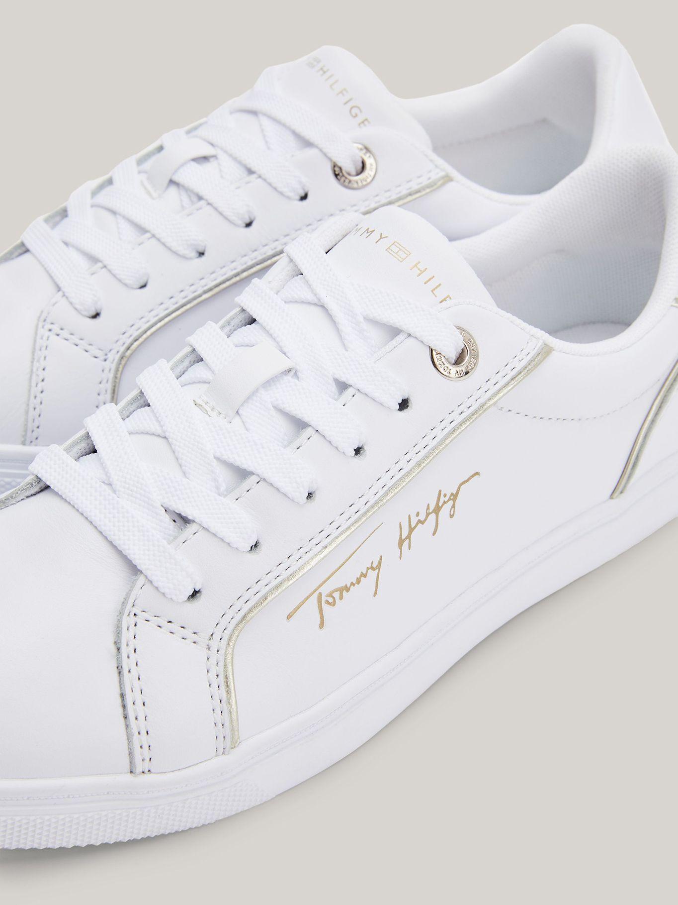 Zapatilla Signature Ribeteadas Blanco Tommy Hilfiger-3