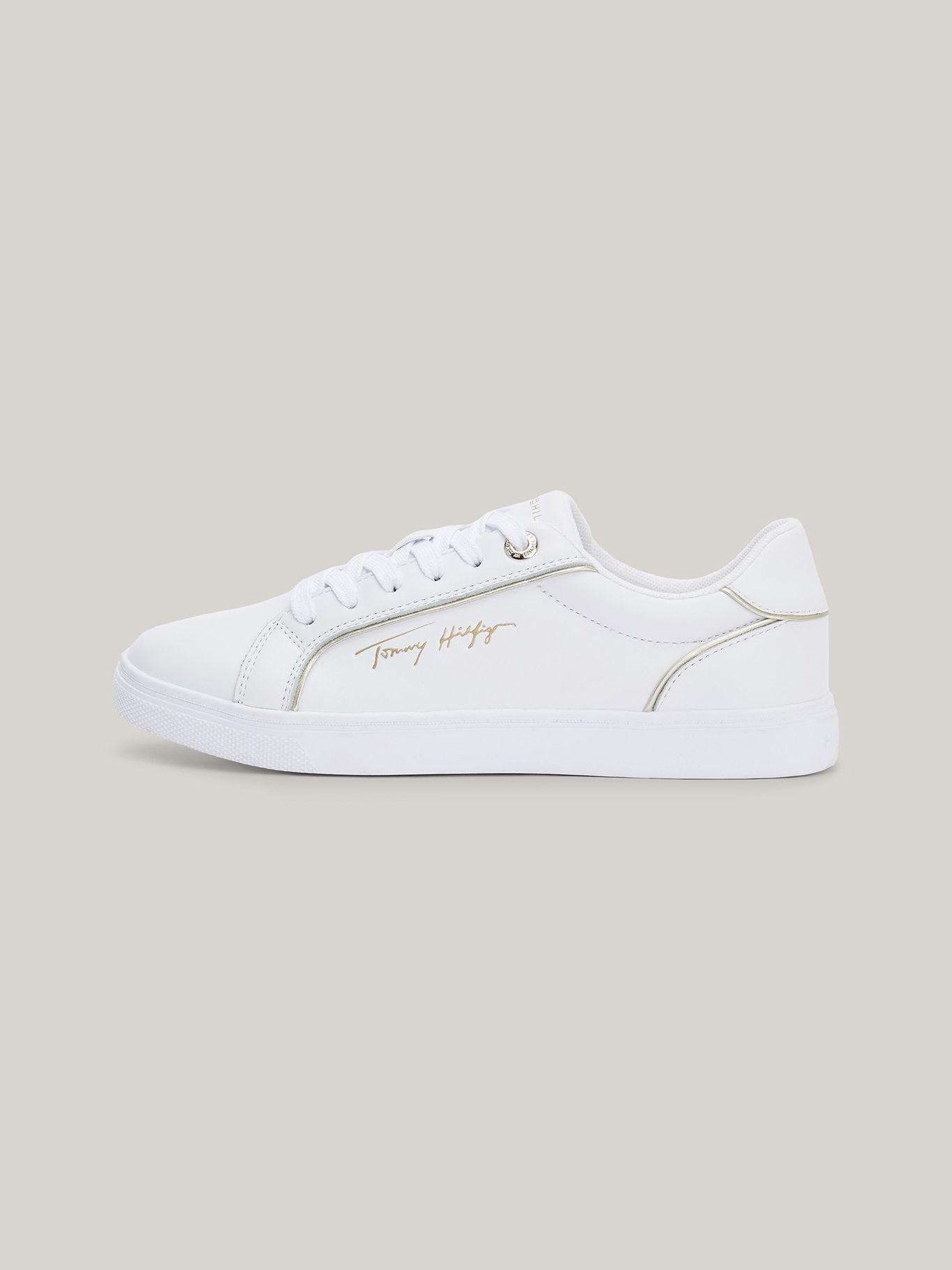 Zapatilla Signature Ribeteadas Blanco Tommy Hilfiger-4