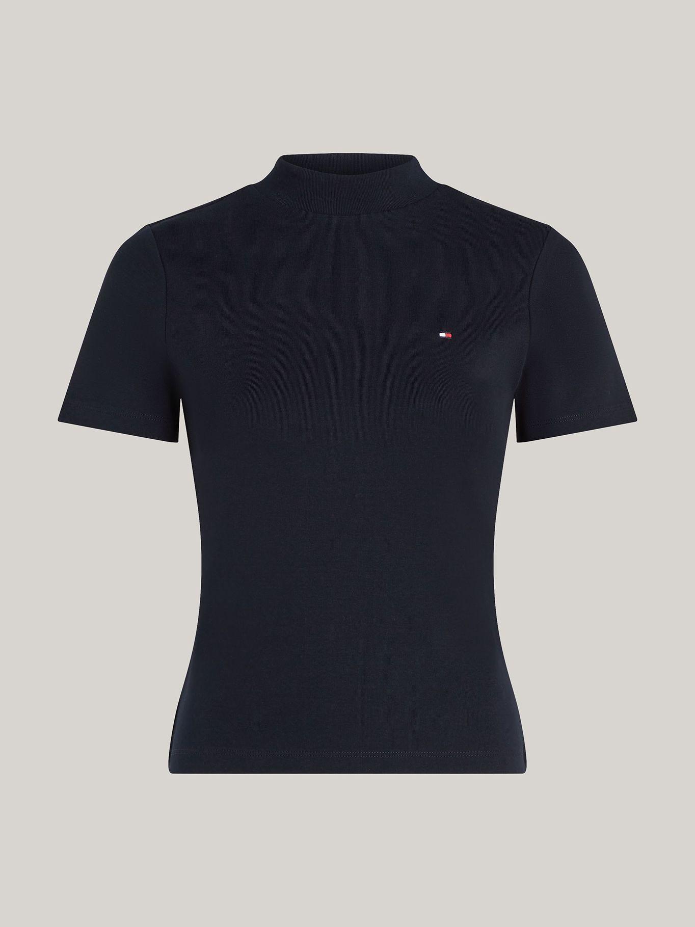 Polera Cropped Slim Fit Azul Tommy Hilfiger-4