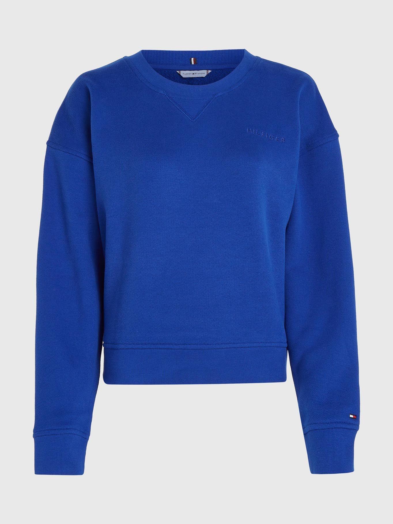 Polerón Con Logo Minimalista Azul Tommy Hilfiger-4