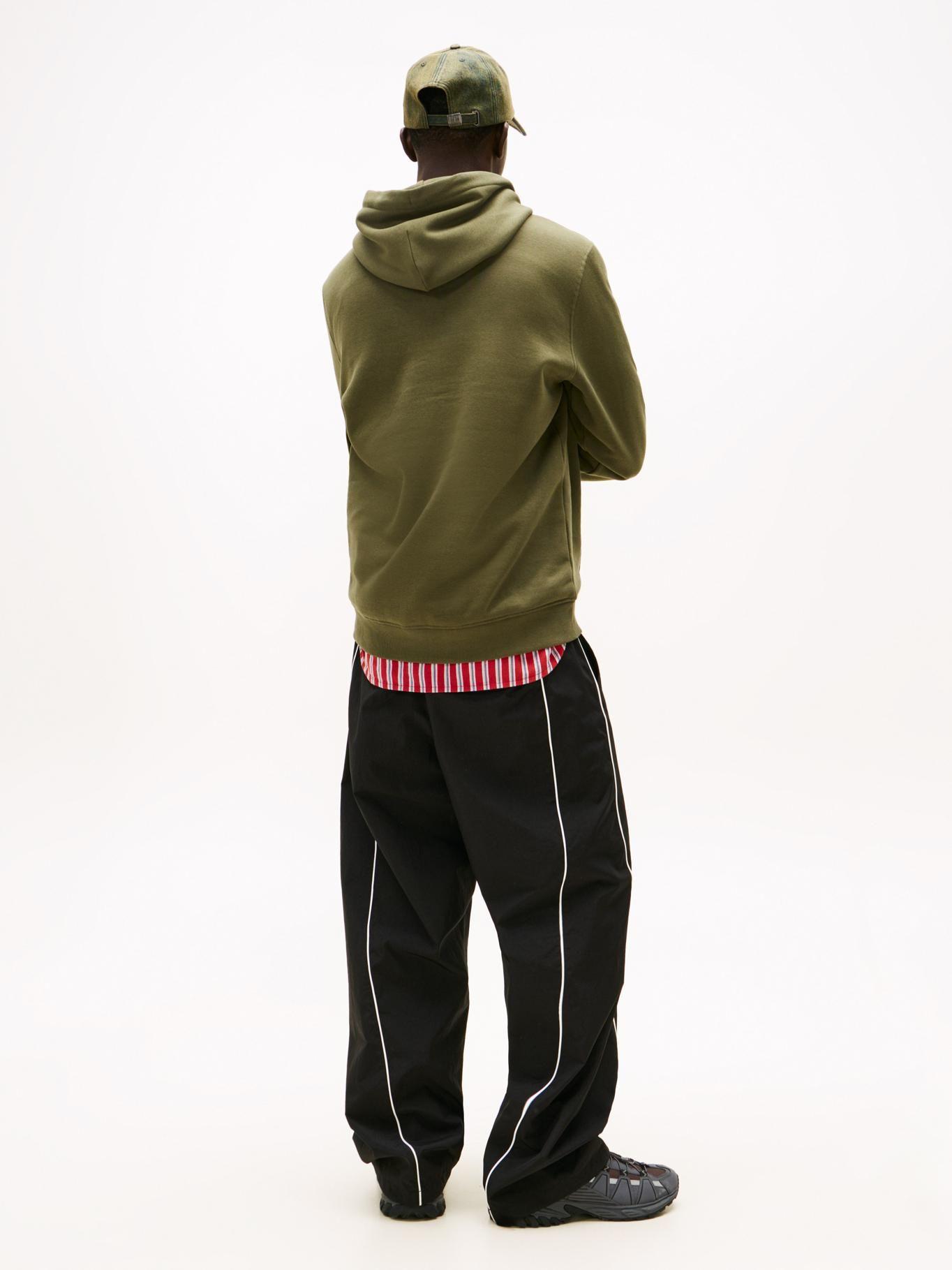 Polerón Hoodie Con Logo Bordado Tommy Jeans Verde-2