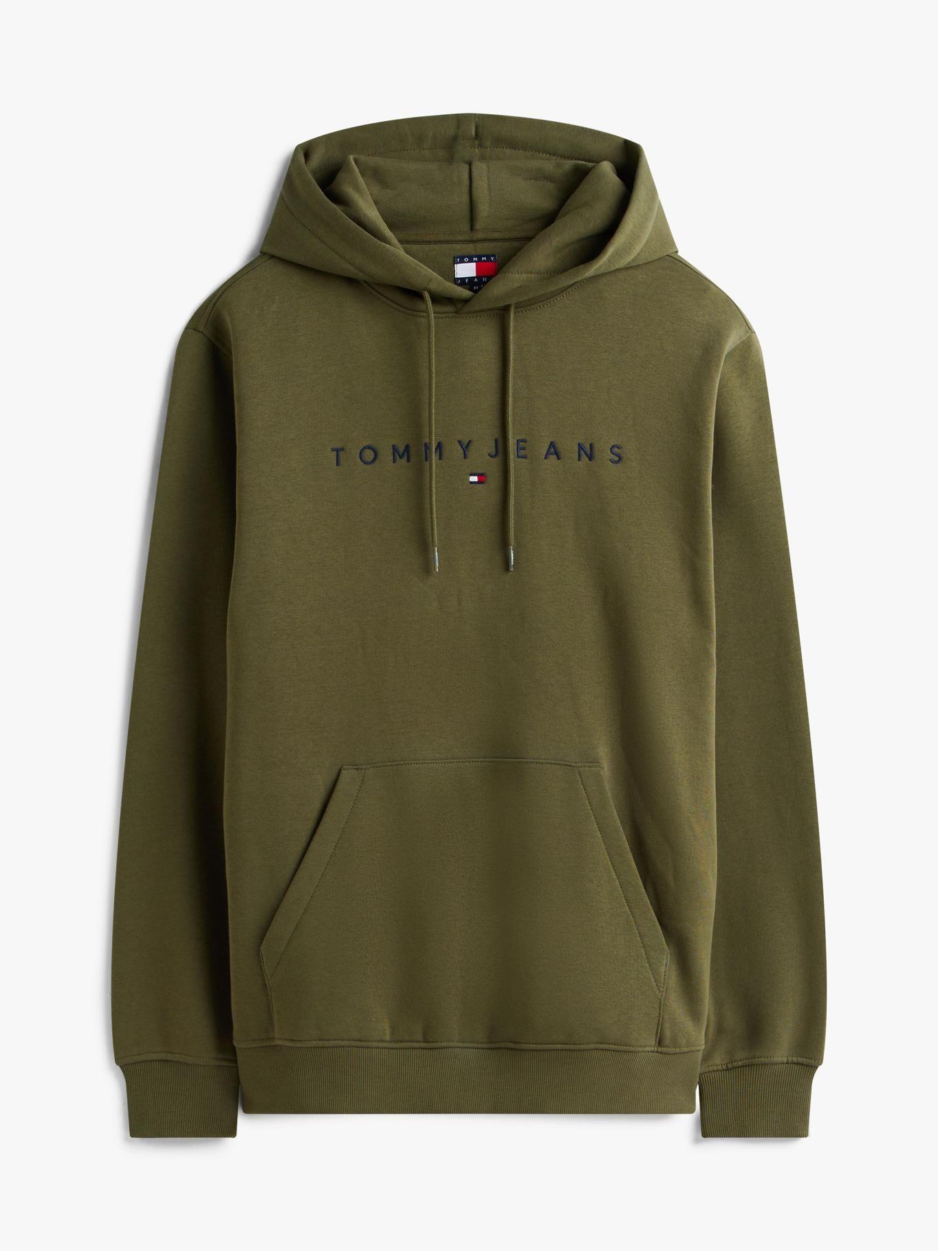 Polerón Hoodie Con Logo Bordado Tommy Jeans Verde-4
