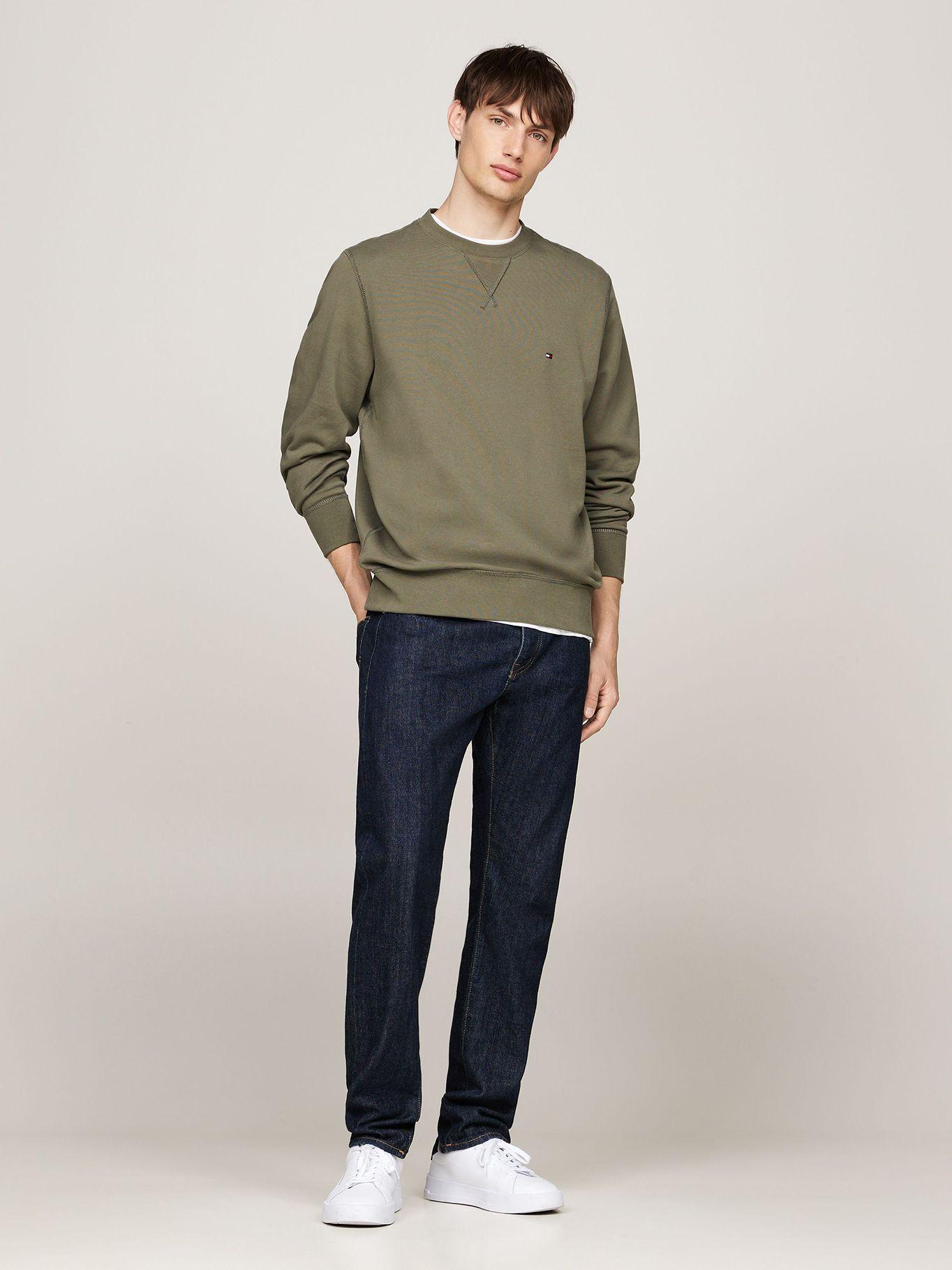 Polerón Solid Con Cuello Redondo Verde Tommy Hilfiger-1