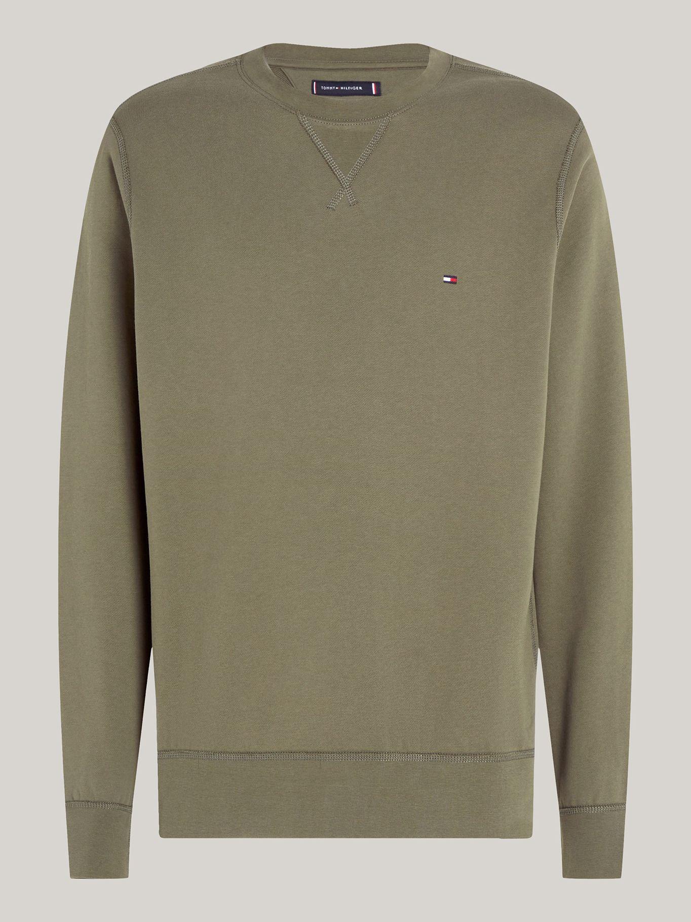 Polerón Solid Con Cuello Redondo Verde Tommy Hilfiger-4