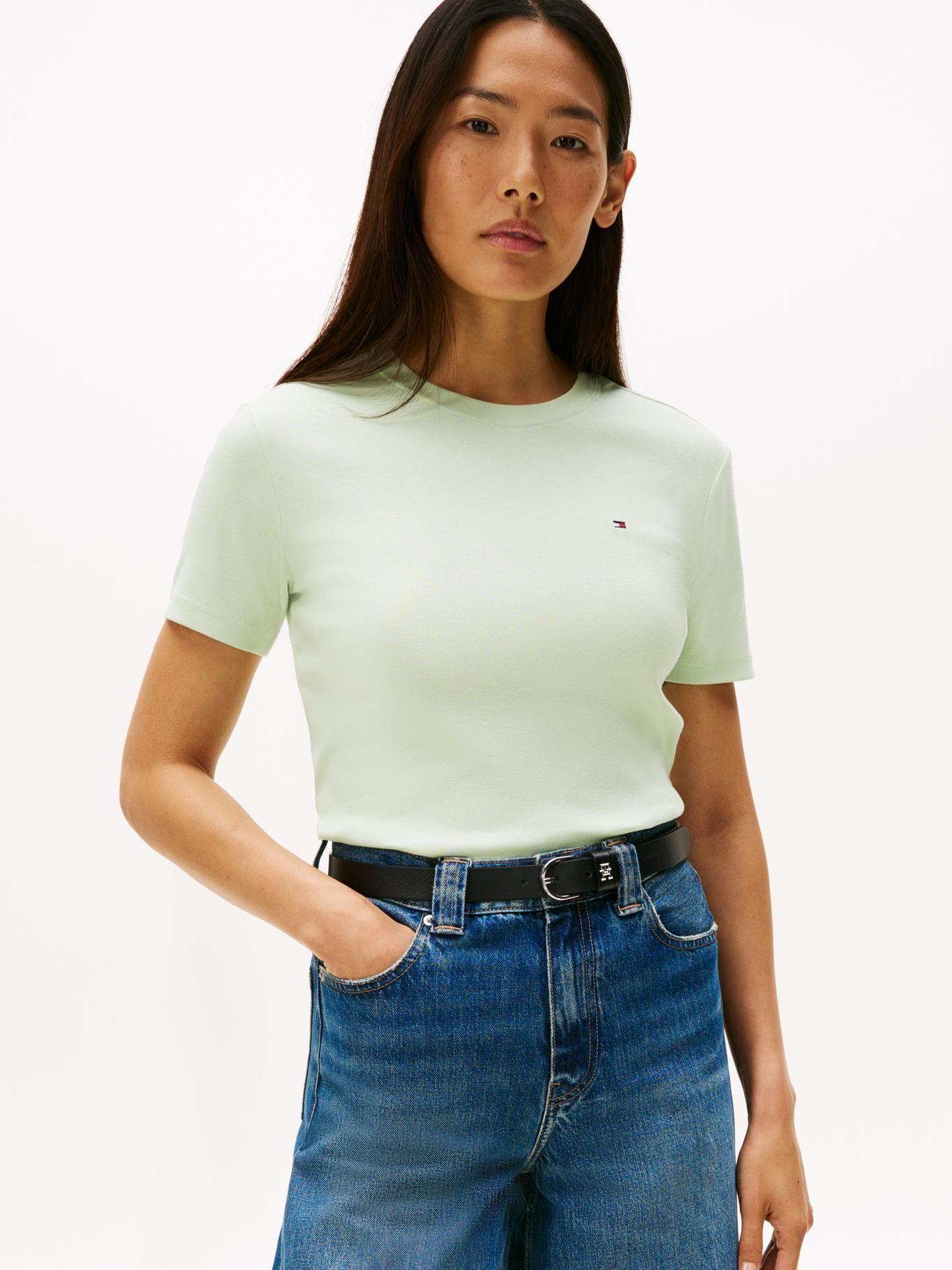 Polera Cody Slim Fit Verde Tommy Hilfiger-0