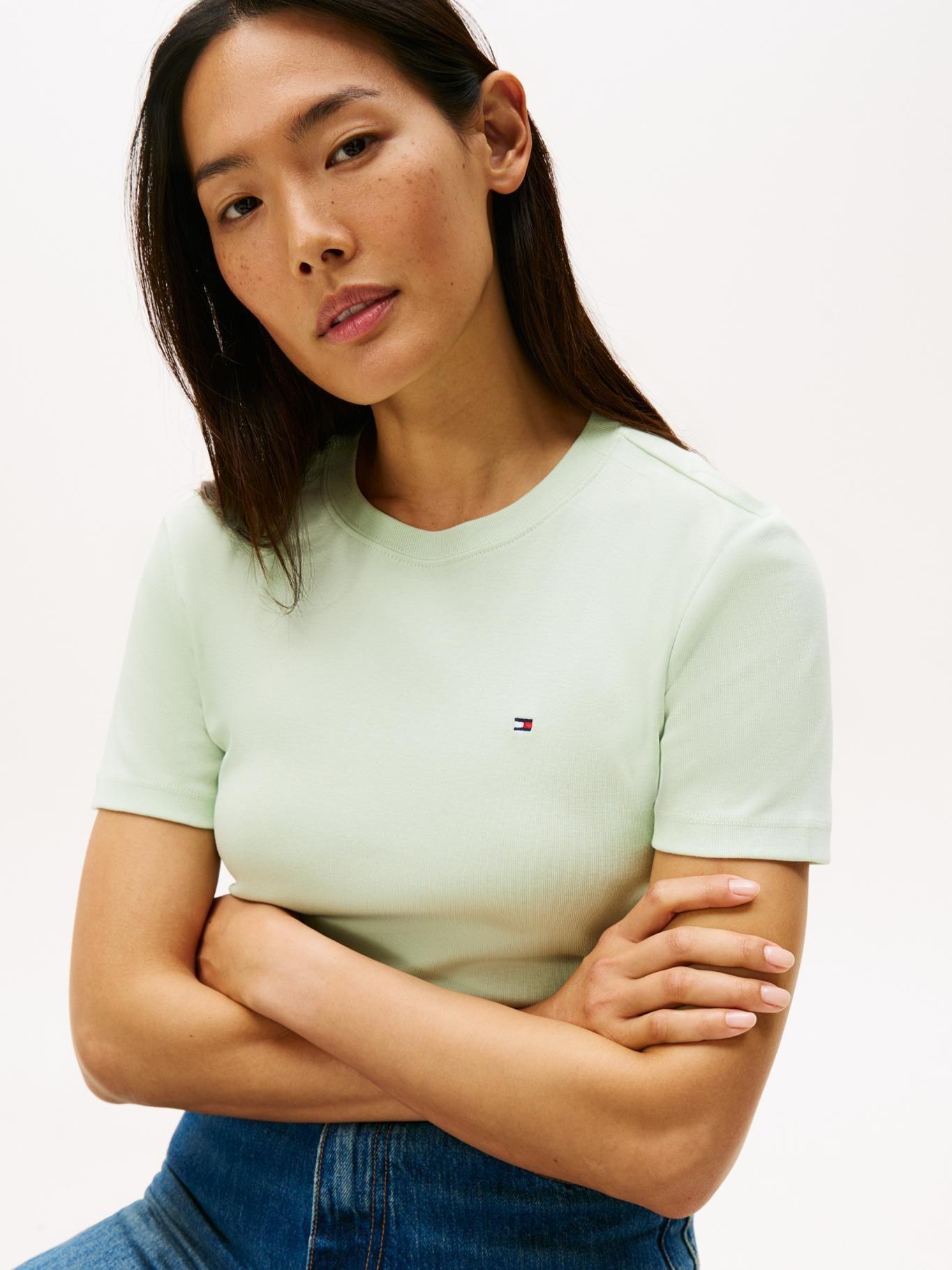 Polera Cody Slim Fit Verde Tommy Hilfiger-3