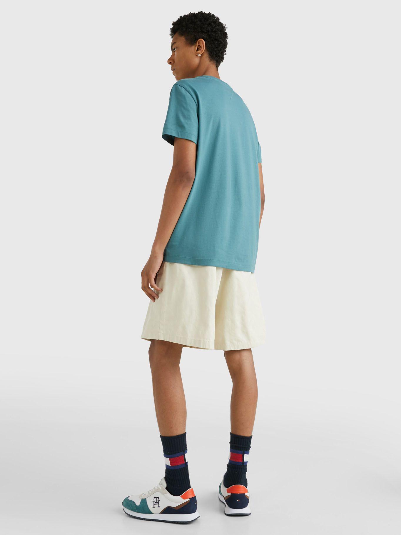 Polera Brand Small Logo Verde Tommy Hilfiger-2