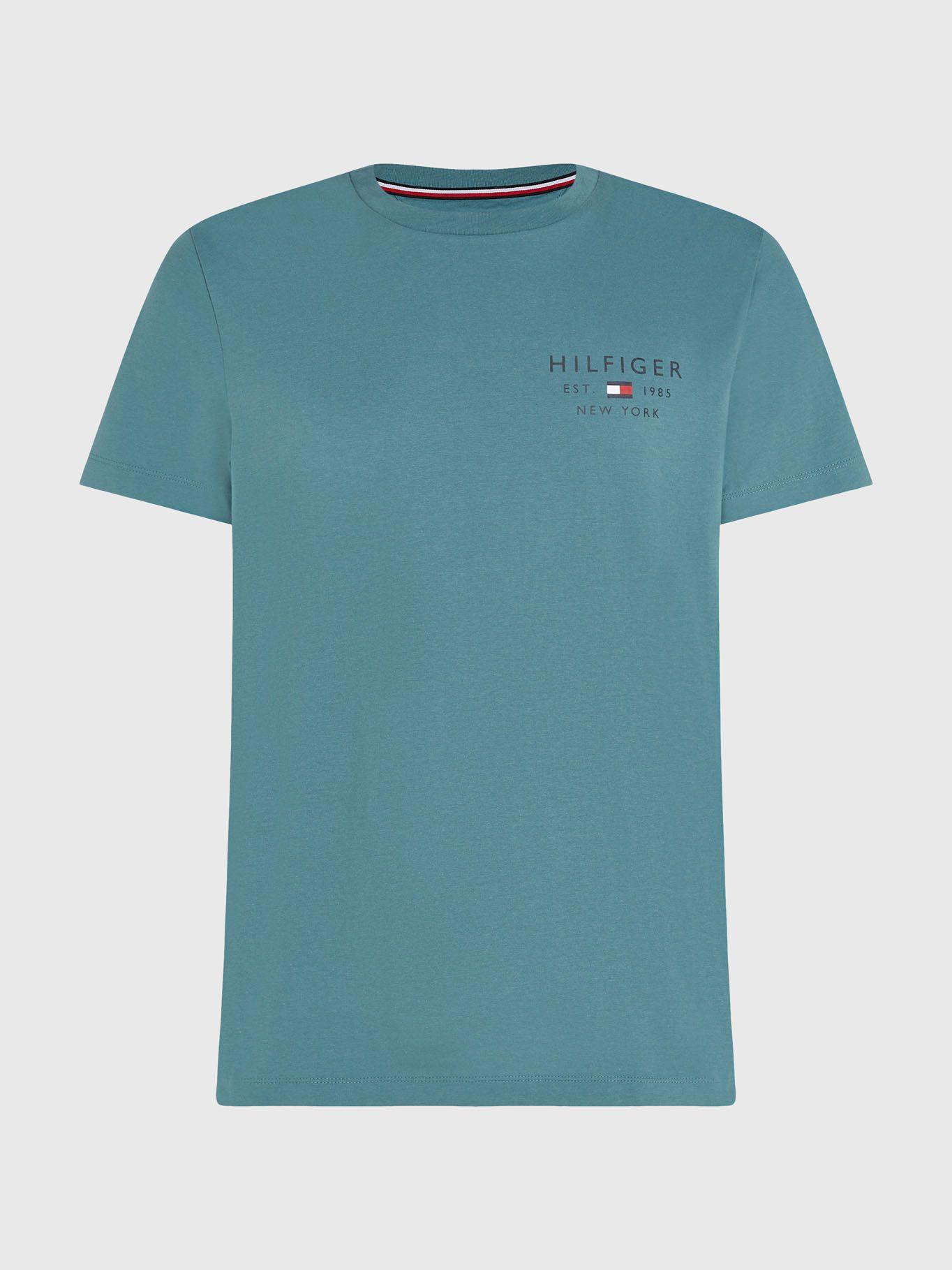 Polera Brand Small Logo Verde Tommy Hilfiger-4