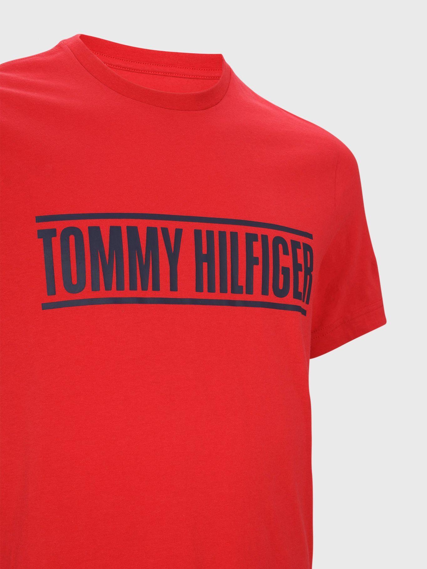 Top Pijama C-Neck Rojo Tommy Hilfiger M2-1