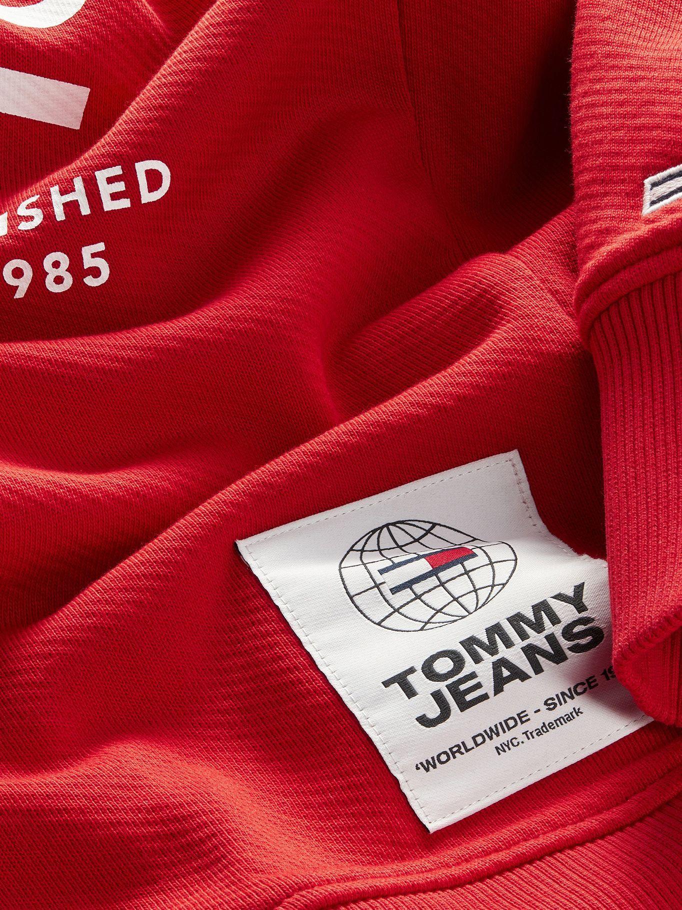 Polerón Multi Logo Rojo Tommy Jeans MY2-2