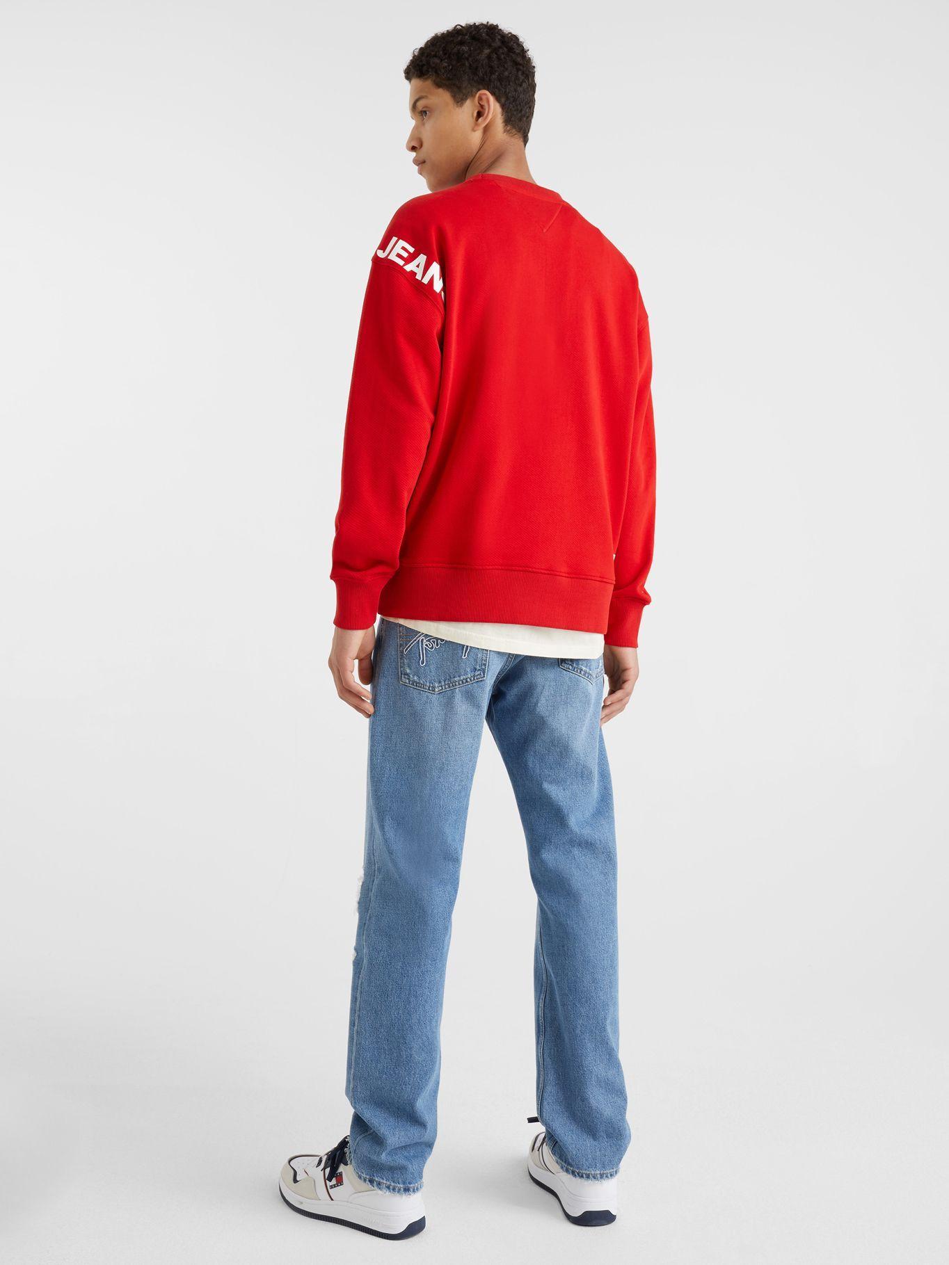 Polerón Multi Logo Rojo Tommy Jeans MY2-1