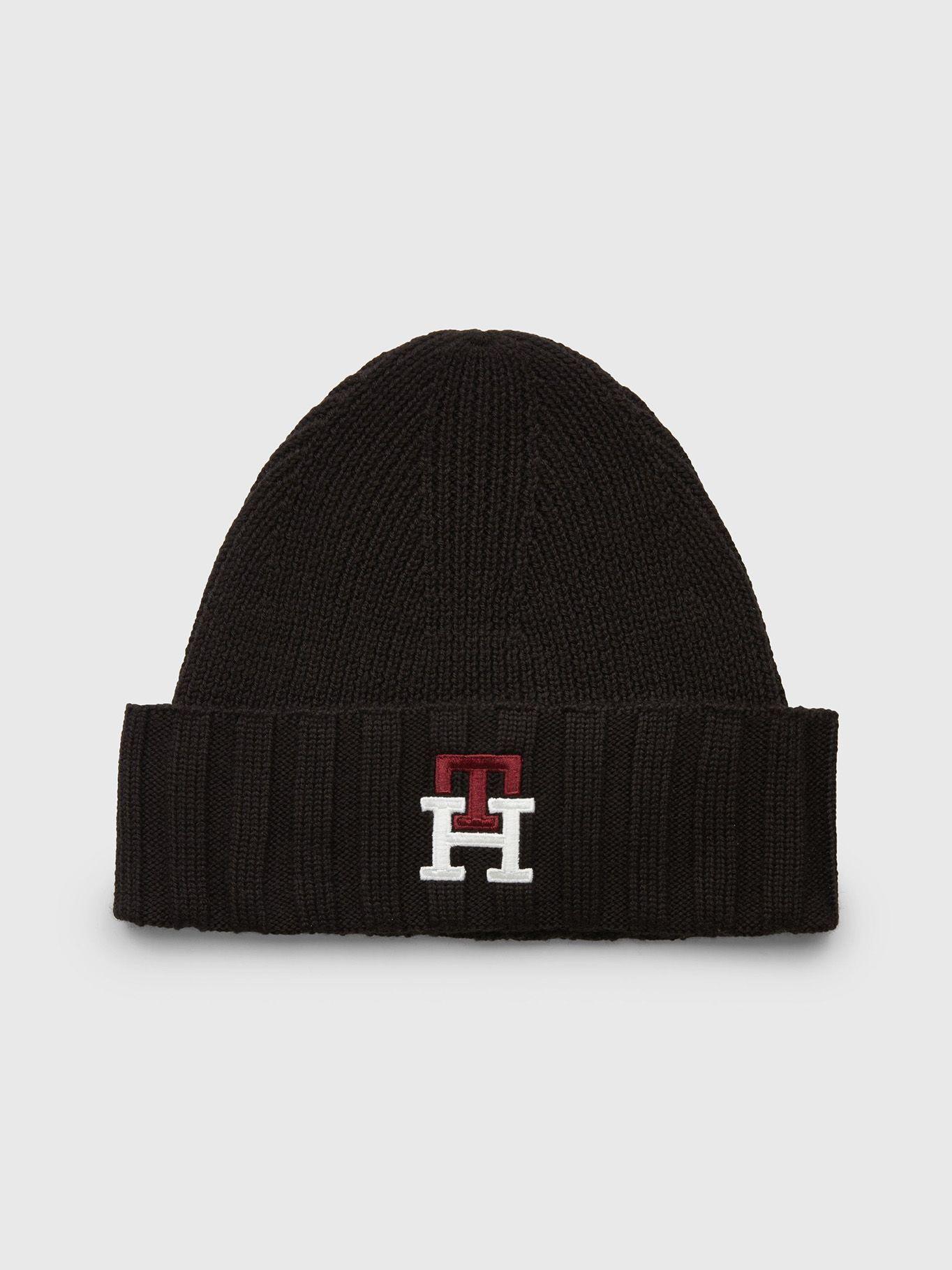 Gorro Beanie Monogram Varsity Negro Tommy Hilfiger-0