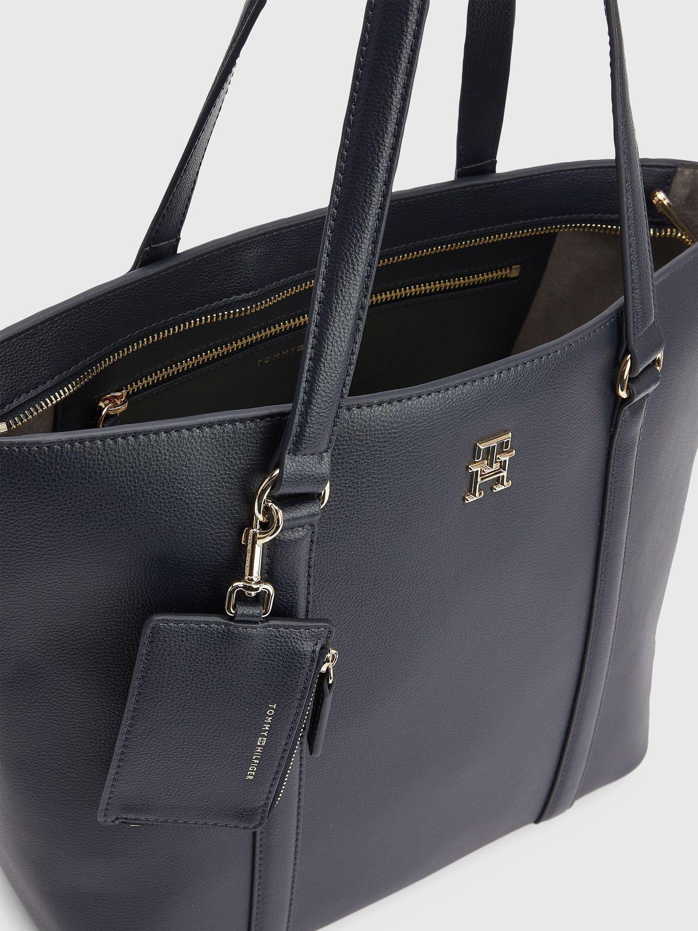 Tote Monogram Logo Azul Tommy Hilfiger-3