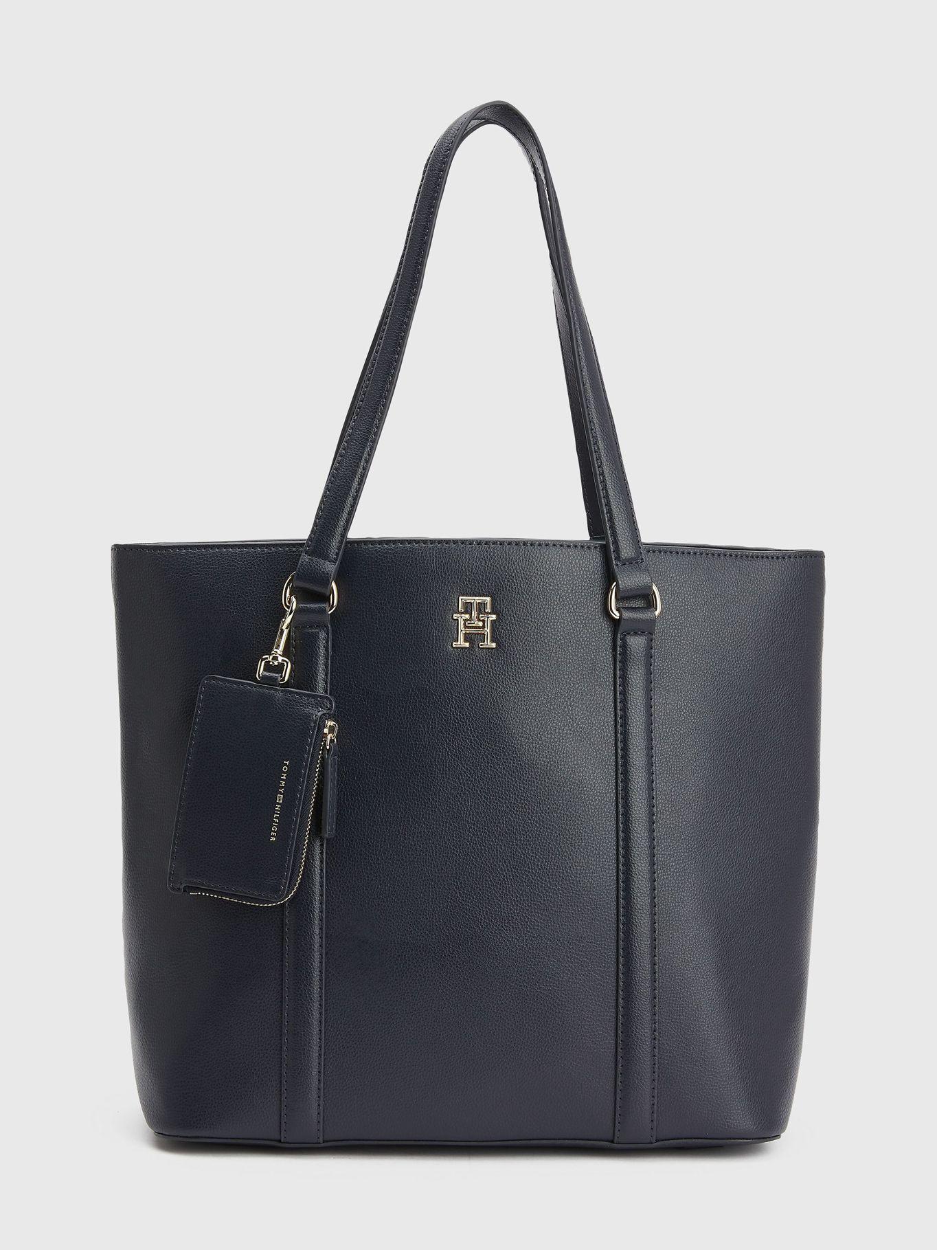 Tote Monogram Logo Azul Tommy Hilfiger-0