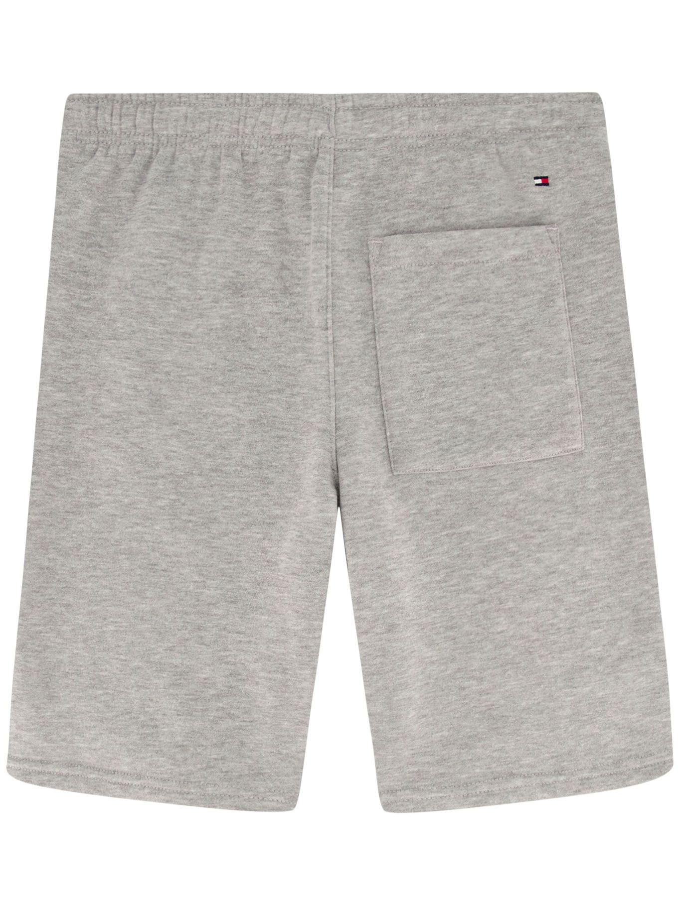 Shorts De Algodón Signature Gris Tommy Hilfiger-1