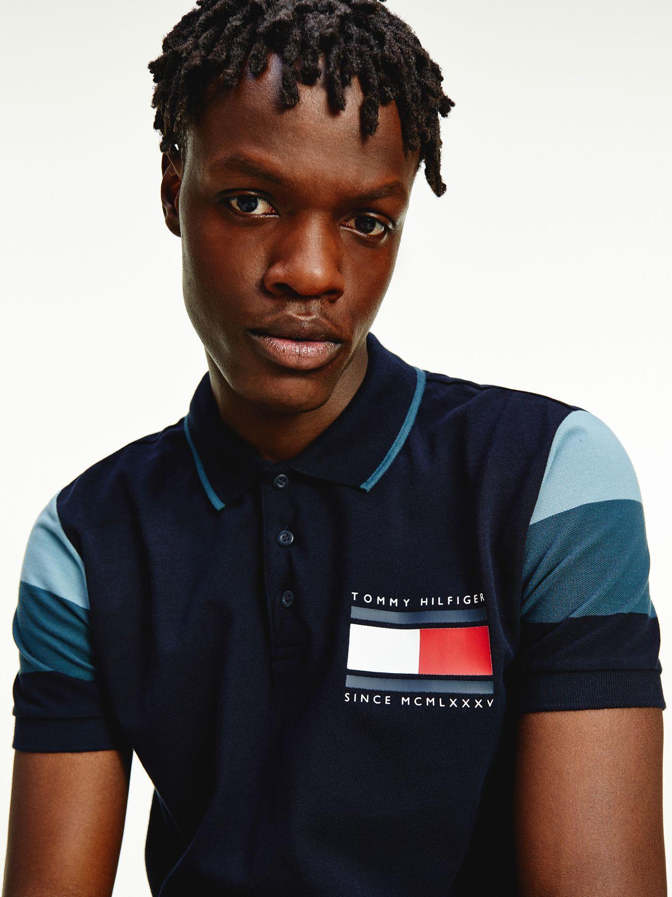 Polo Regular Fit Wcc Engineered Azul Tommy Hilfiger-2