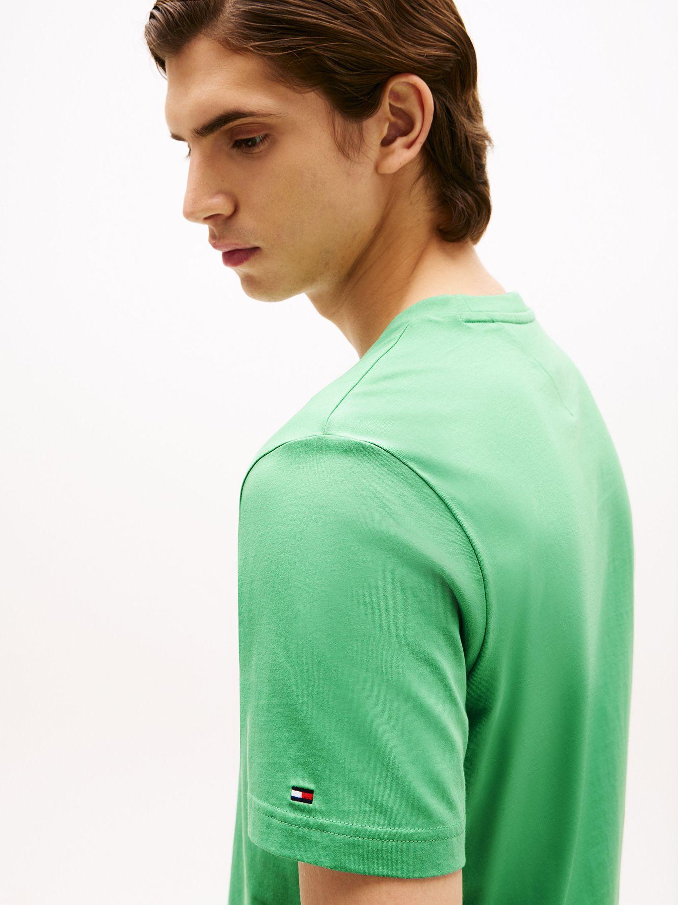 Polera Con Logo Estampado Verde L3J Tommy Hilfiger-3