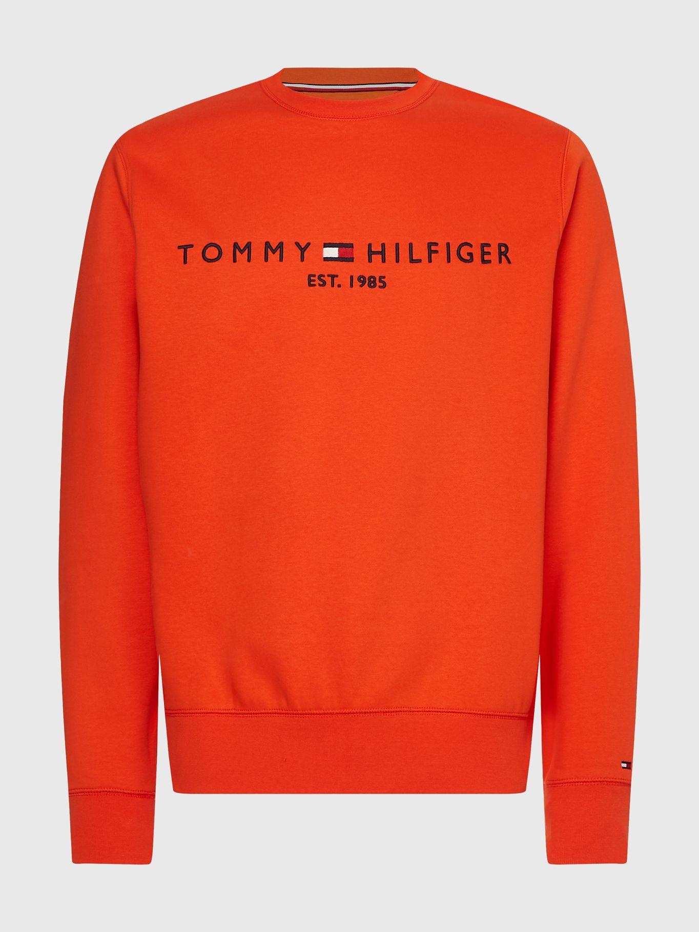Polerón Established 1985 Naranjo Tommy Hilfiger-4