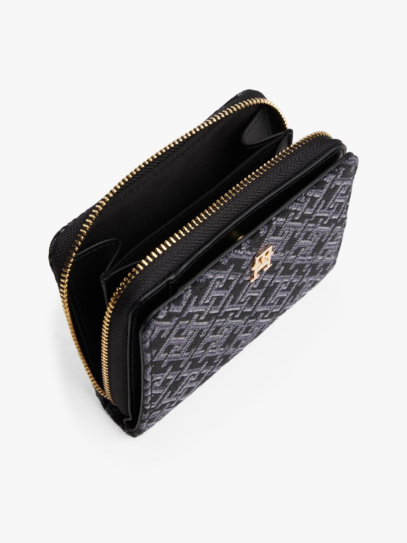 Billetera Icon Con Logo Y Cierre Negro Tommy Hilfiger-2