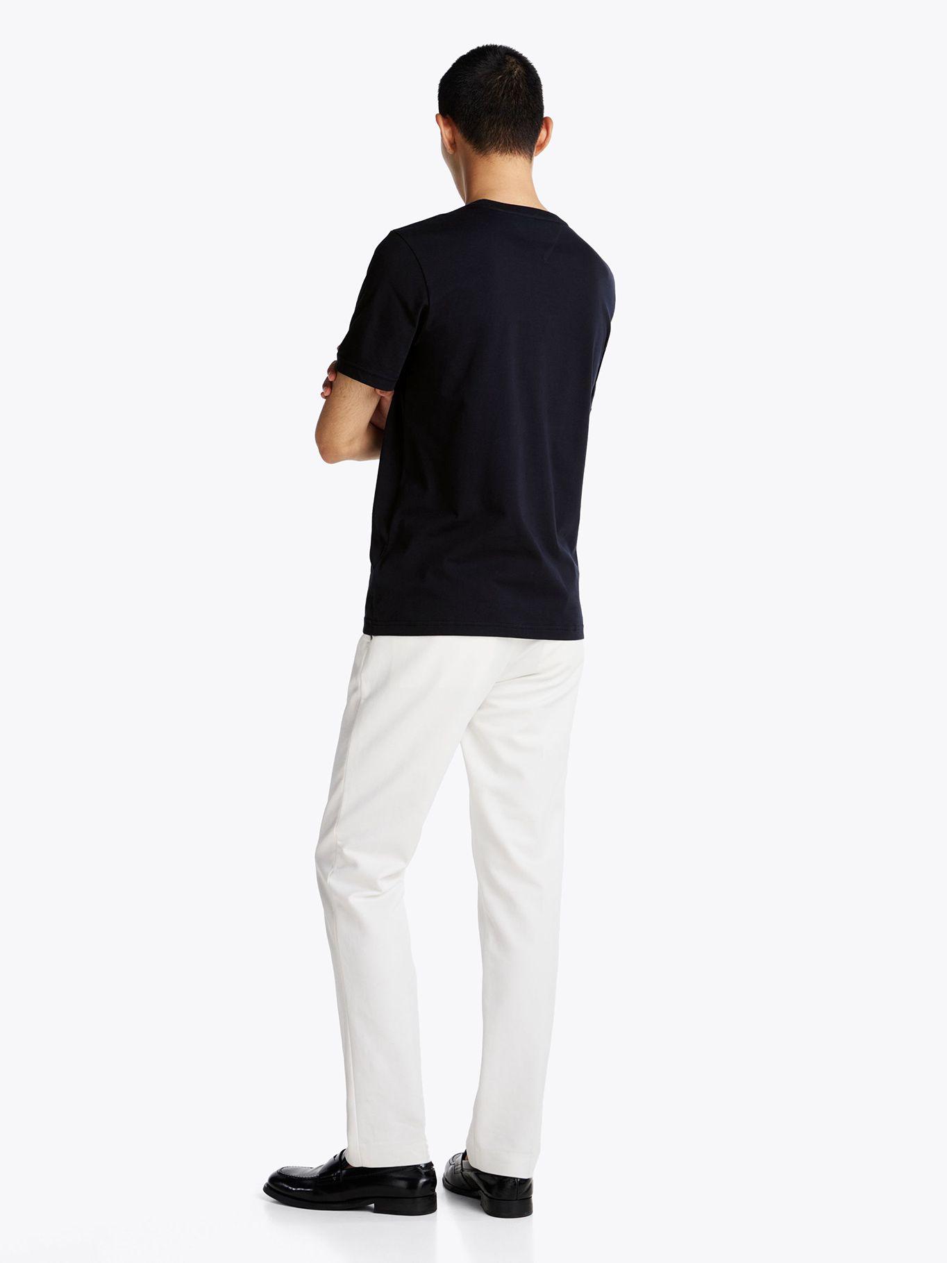 Polera Con Logo Flag Bordado Azul Tommy Hilfiger-2
