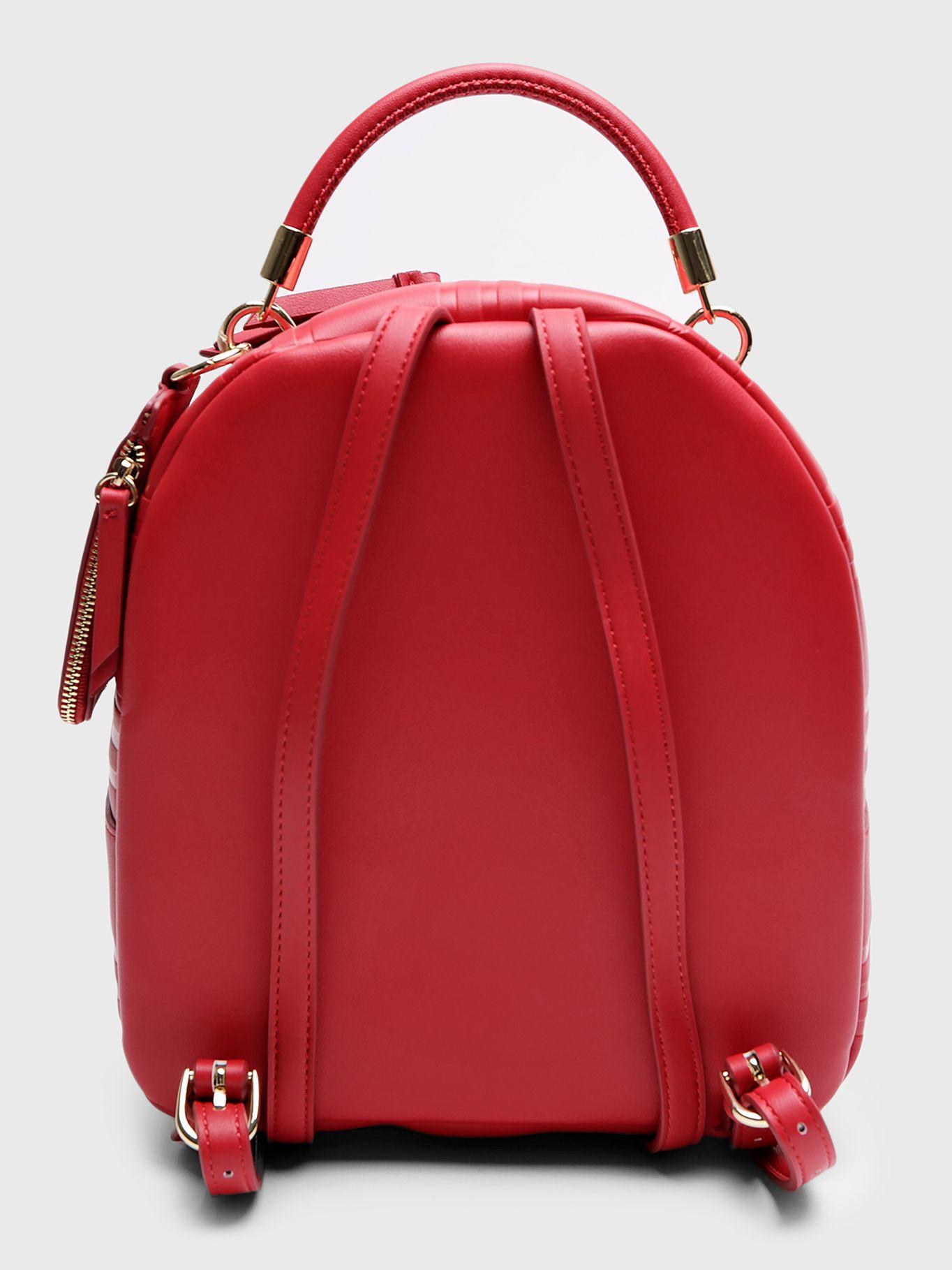 Mochila Mini Established Tartán Rojo Tommy Hilfiger-1