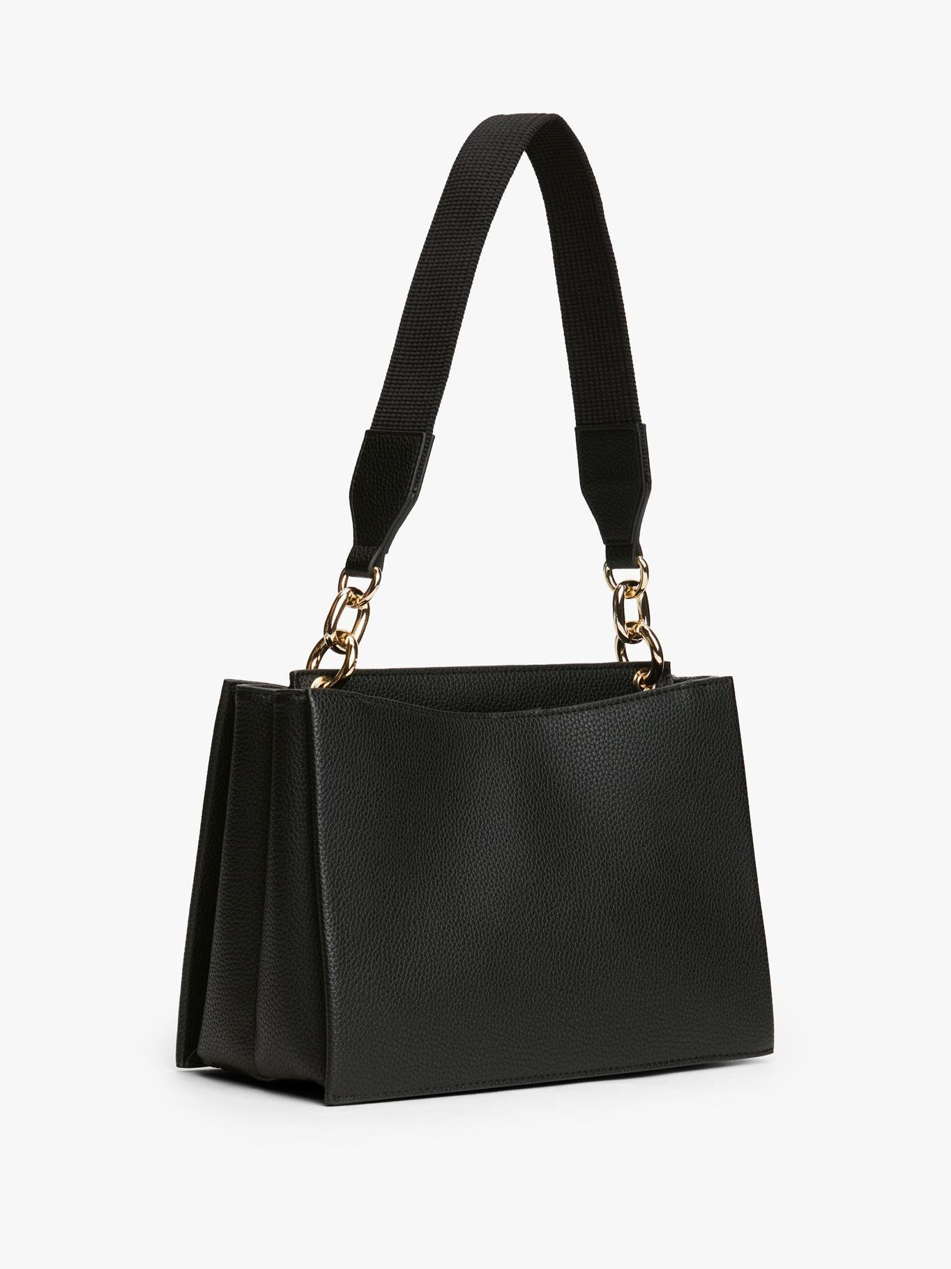 Cartera Satchel Heritage Negro Tommy Hilfiger-2