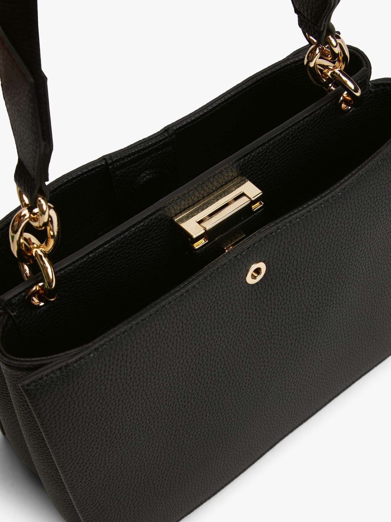 Cartera Satchel Heritage Negro Tommy Hilfiger-3