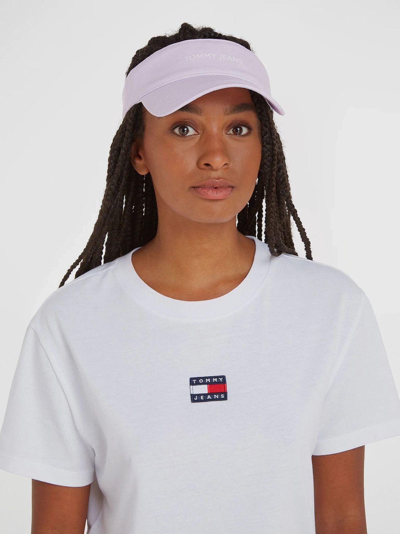 Visera Con Logo Bordado Lila Tommy Hilfiger-1