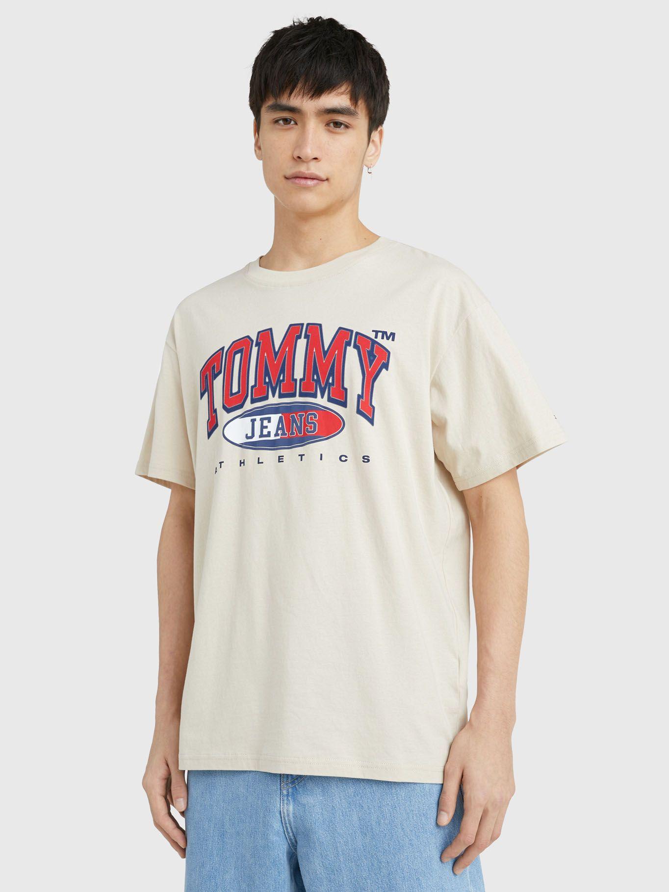 Polera Relaxed Essential Beige Tommy Jeans-0