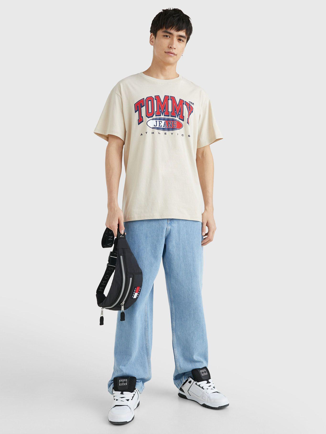 Polera Relaxed Essential Beige Tommy Jeans-1