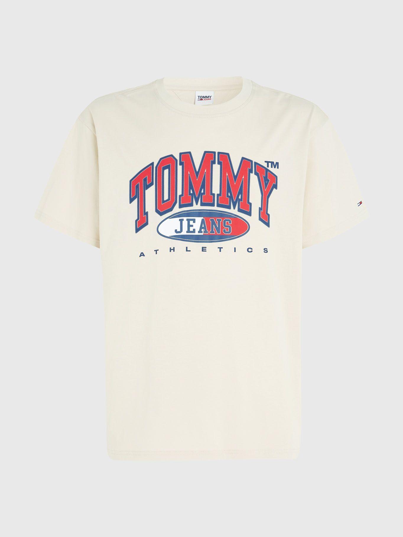Polera Relaxed Essential Beige Tommy Jeans-4