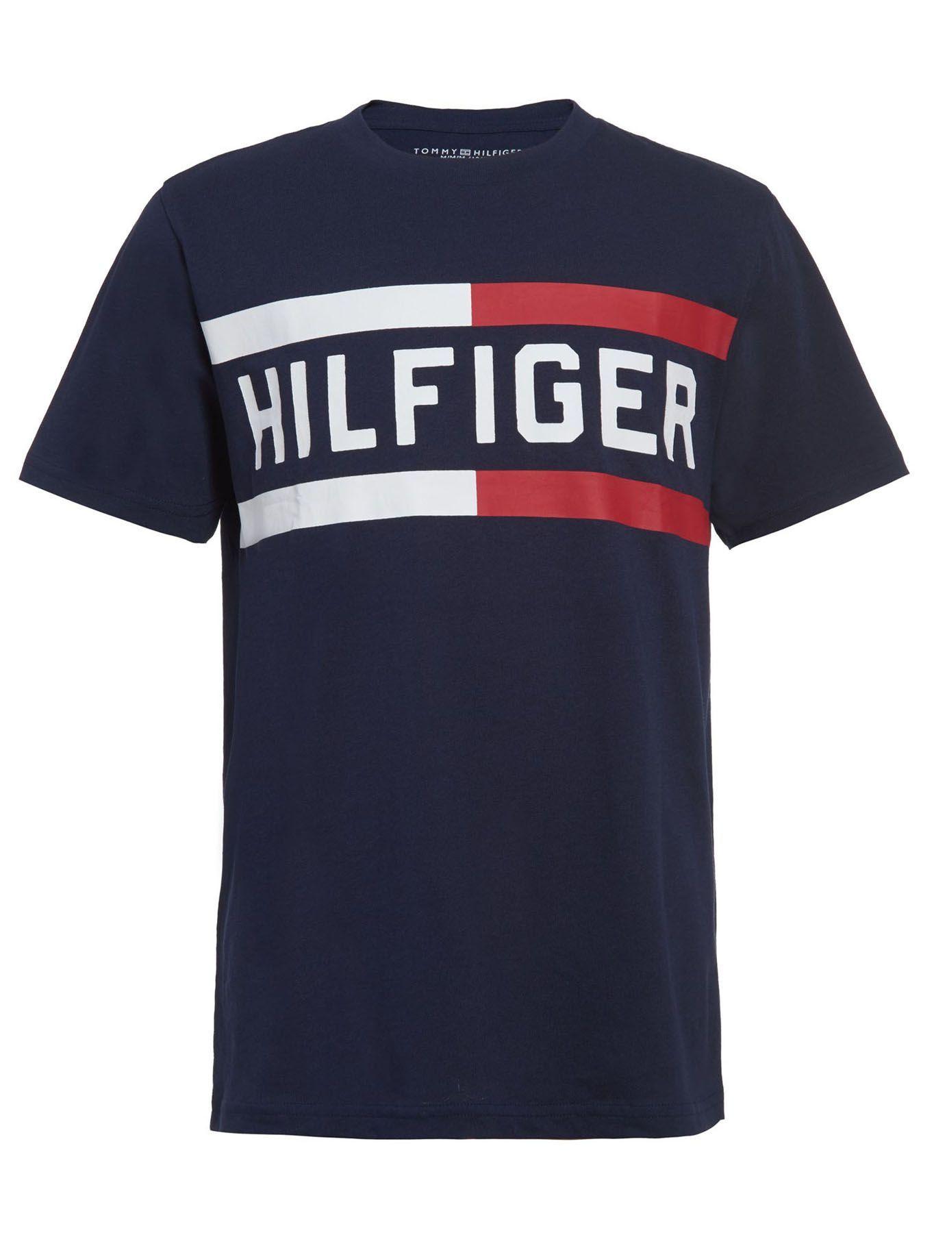 Polera Classic Logo Azul Tommy Hilfiger-0