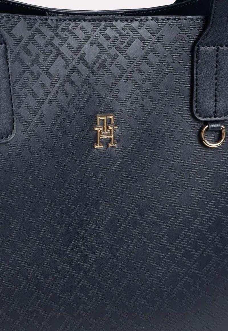 Tote Distinct Monogram Azul Tommy Hilfiger-3