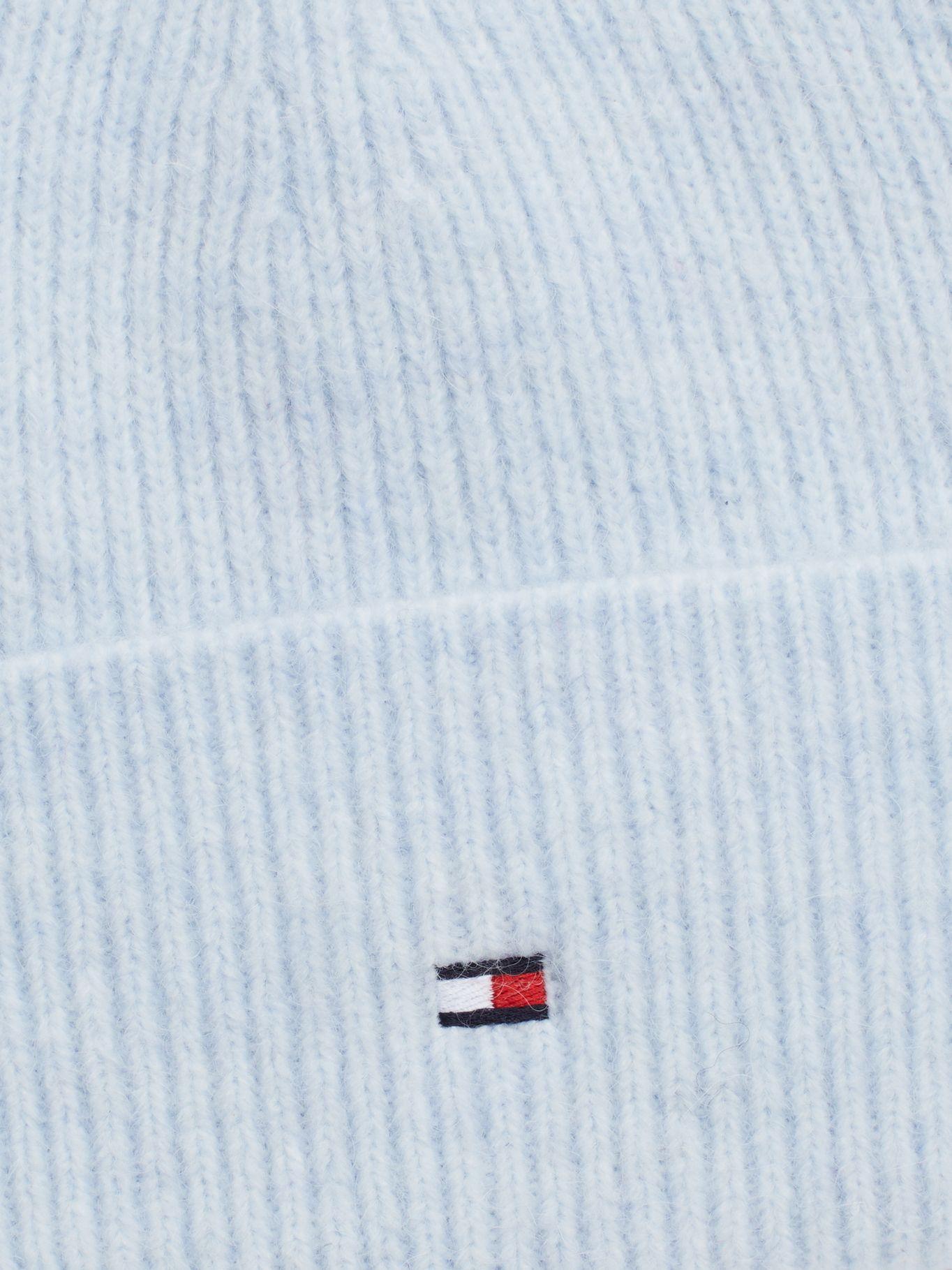 Beanie Essential Con Logo Celeste Tommy Hilfiger-2