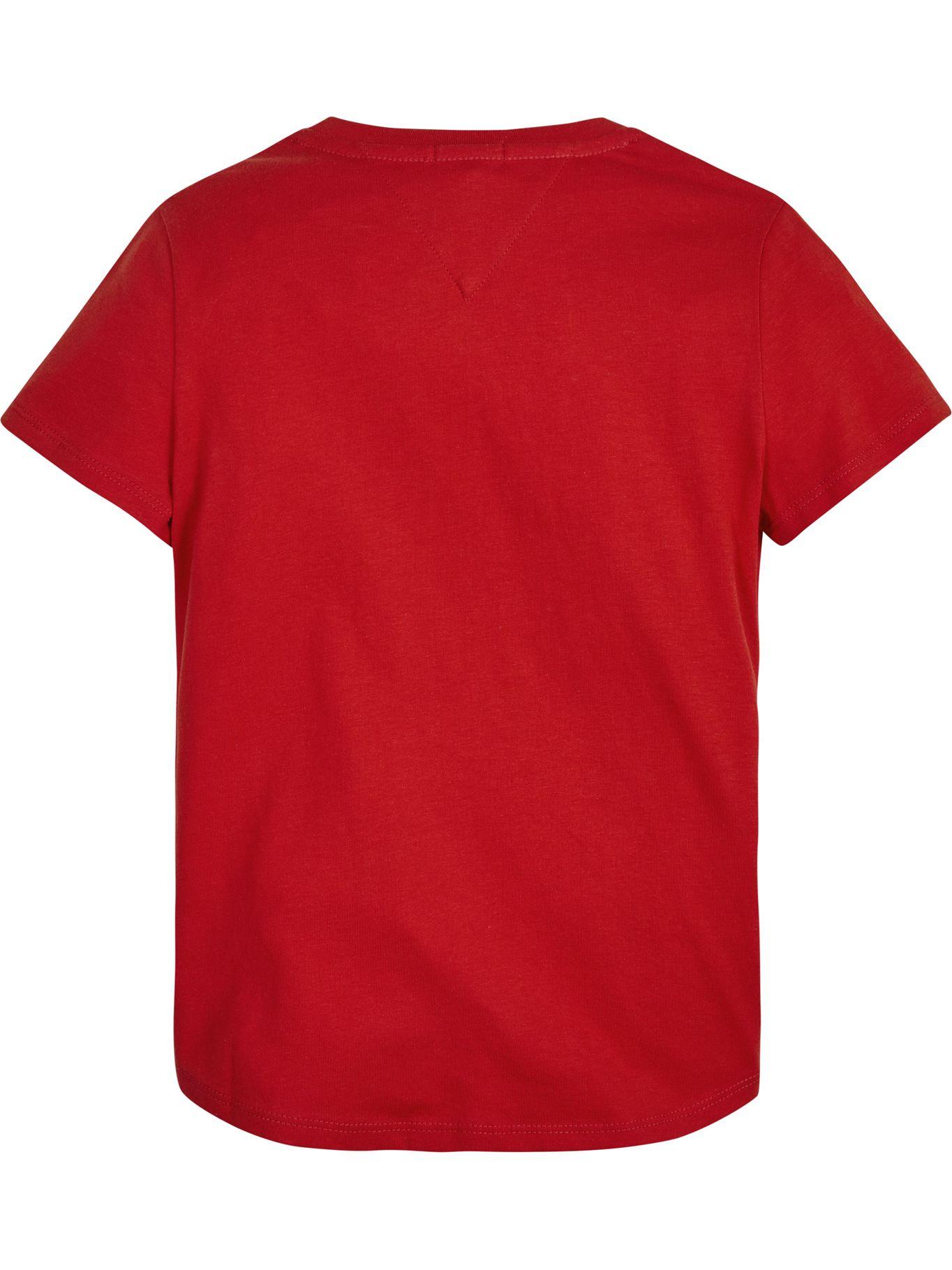 Polera Essential Logo Print Rojo Tommy Hilfiger-1