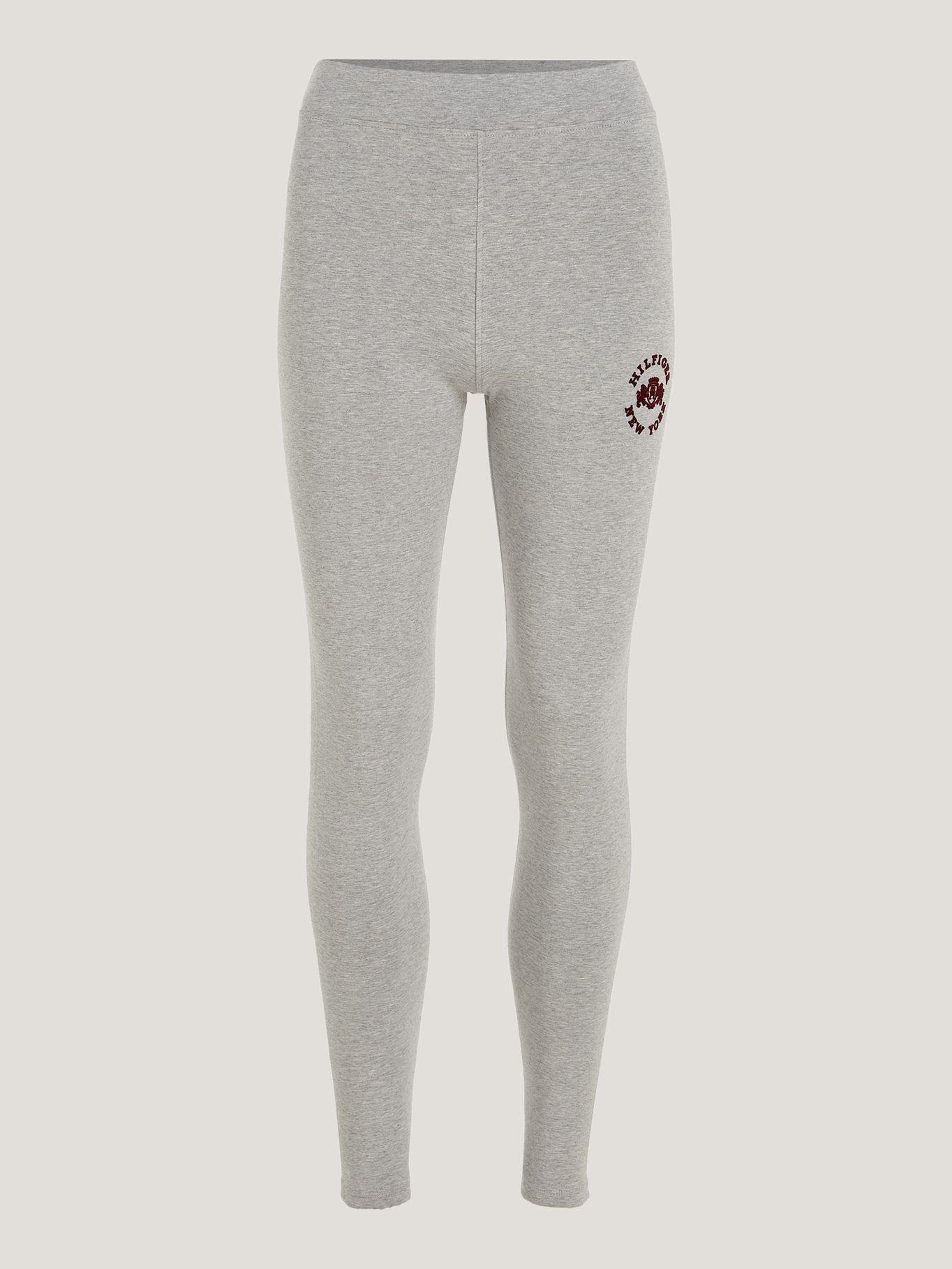 Leggings Sport Largos Cintura Alta Gris Tommy Hilfiger-4
