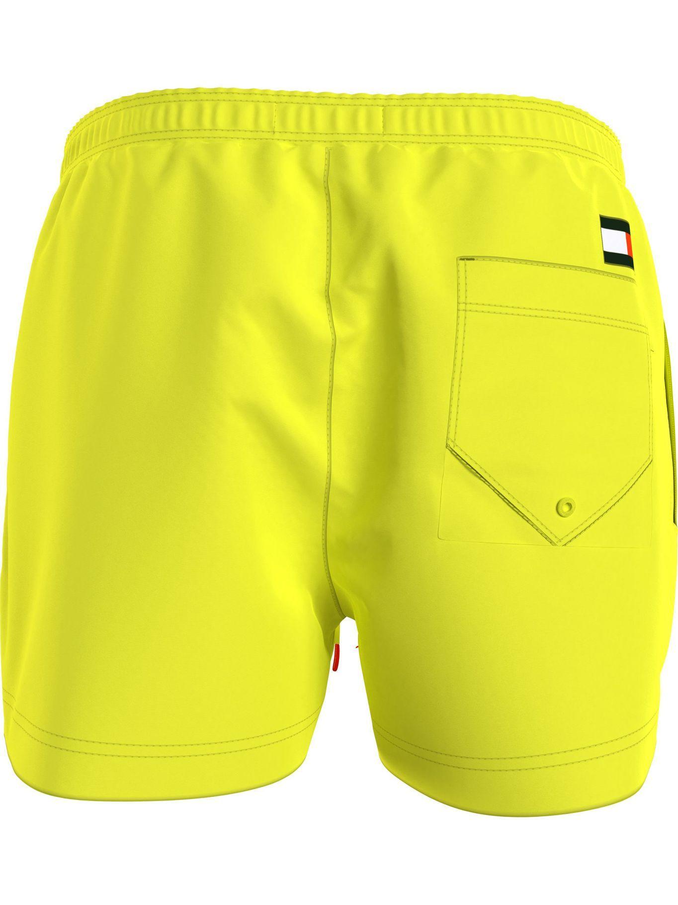 Traje De Baño Con Parche Y Logo Amarillo Tommy Hilfiger-1