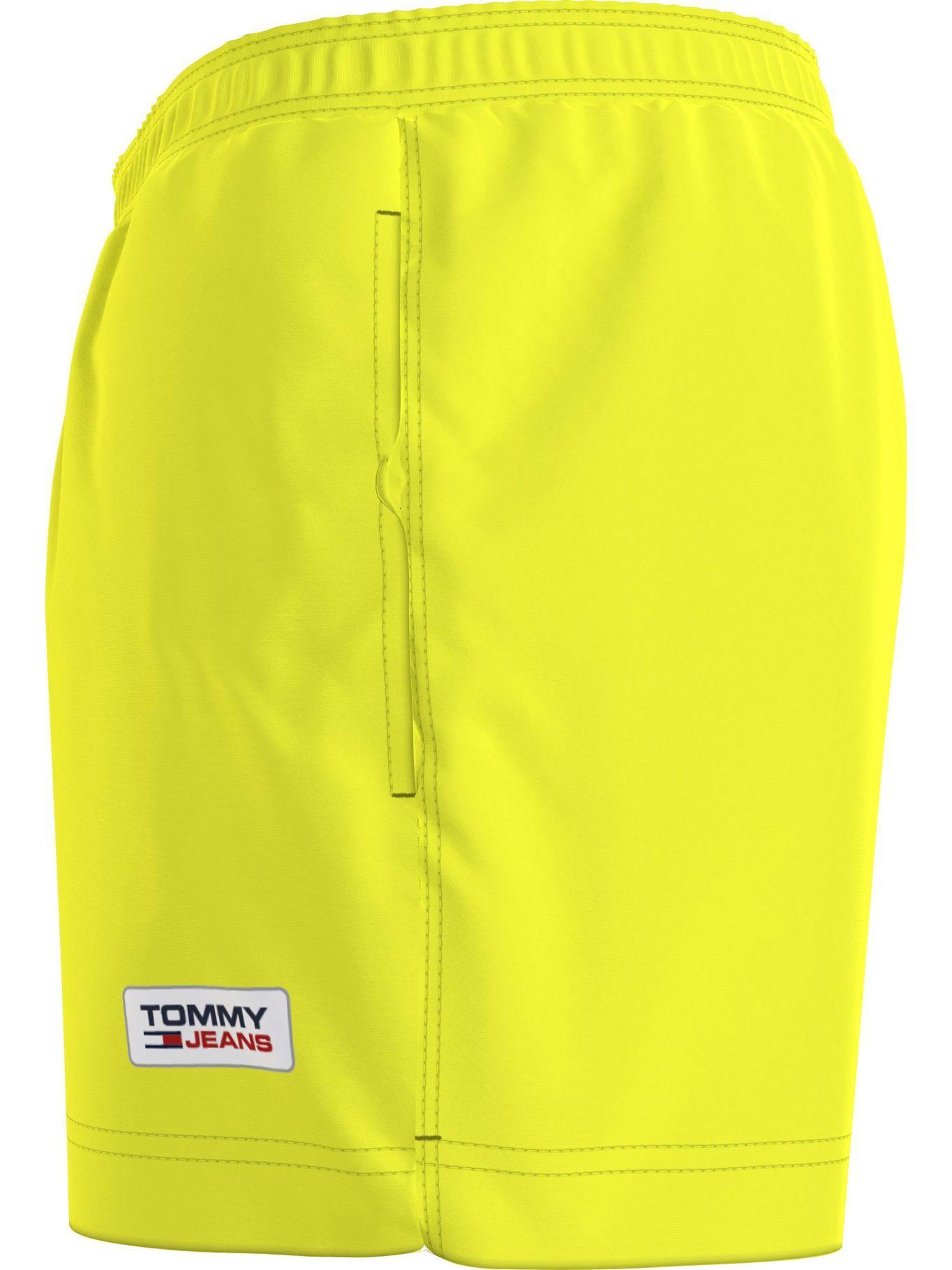 Traje De Baño Con Parche Y Logo Amarillo Tommy Hilfiger-3