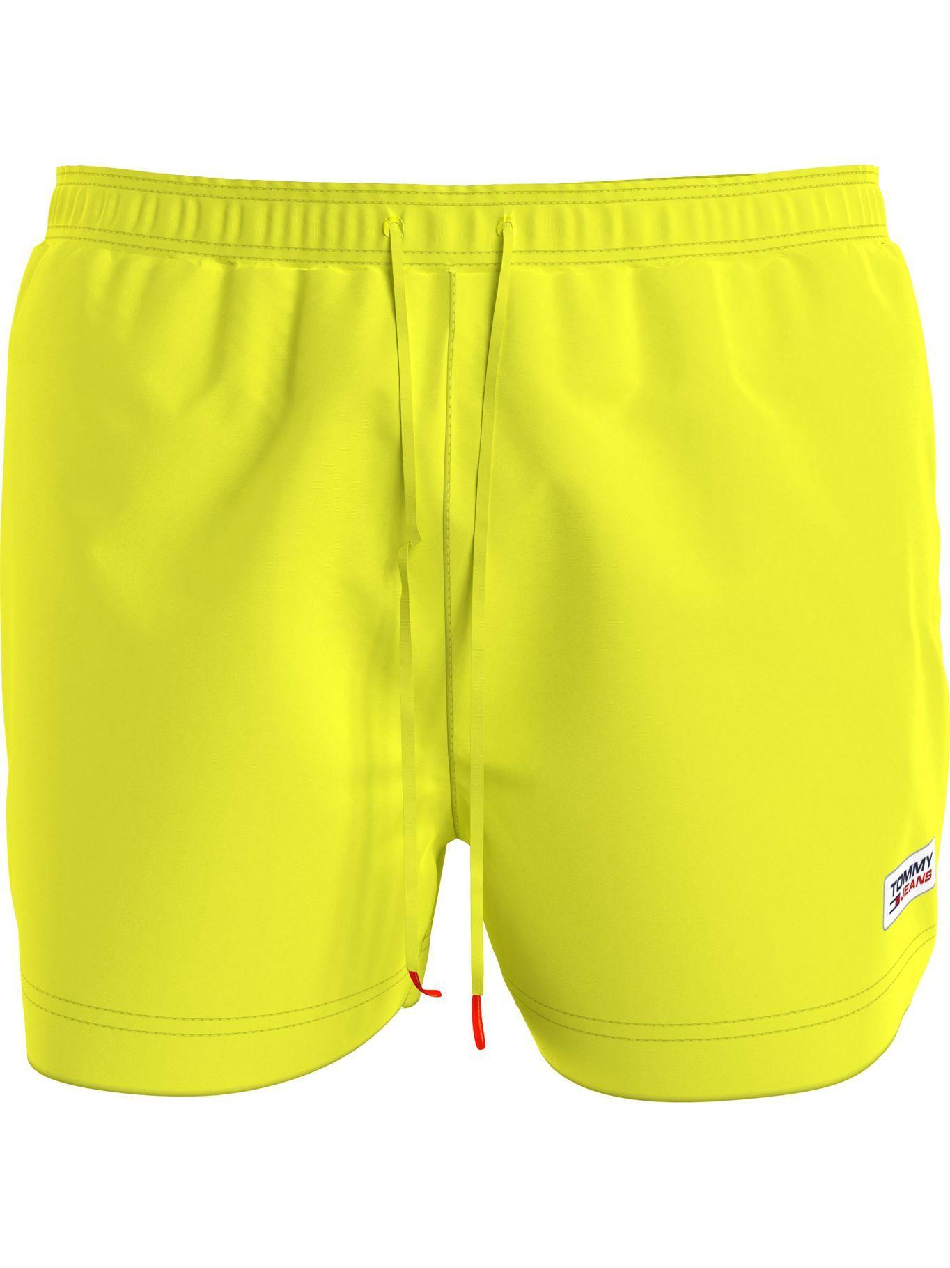 Traje De Baño Con Parche Y Logo Amarillo Tommy Hilfiger-0