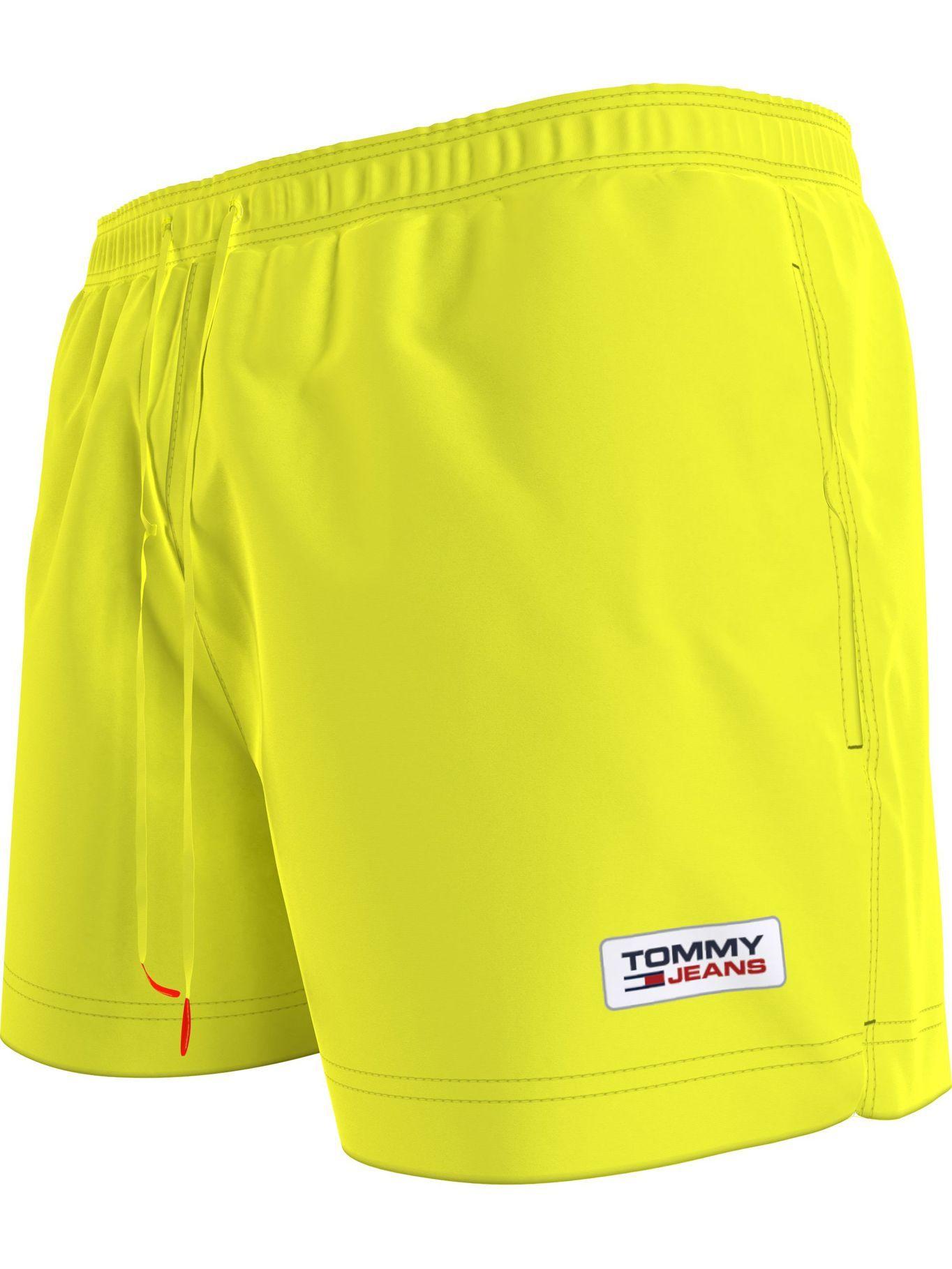 Traje De Baño Con Parche Y Logo Amarillo Tommy Hilfiger-2