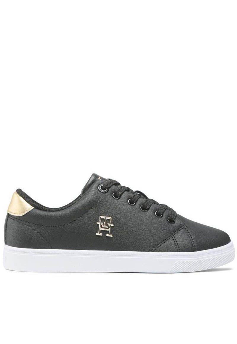 Zapatilla Essential Gold Monogram Negro Tommy Hilfiger-1