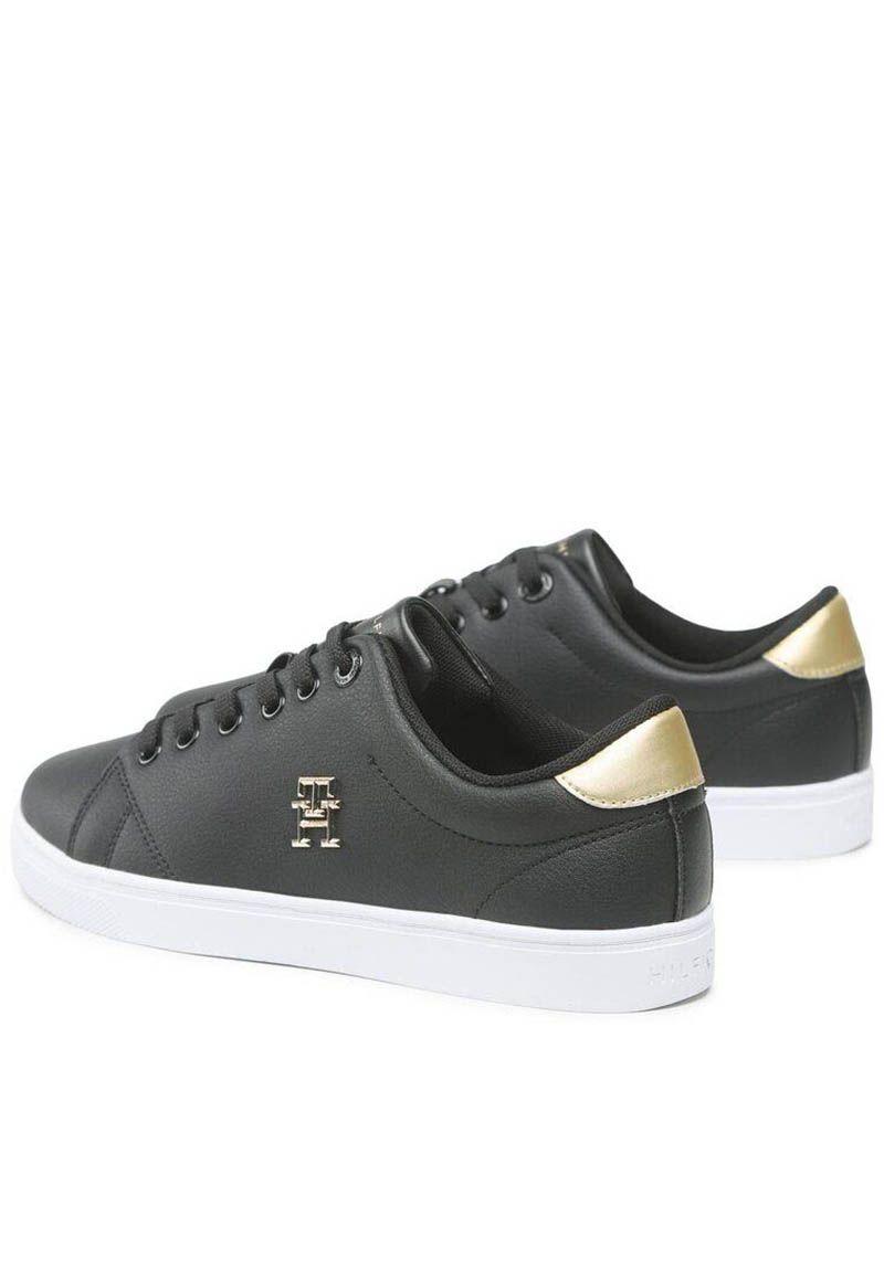 Zapatilla Essential Gold Monogram Negro Tommy Hilfiger-2